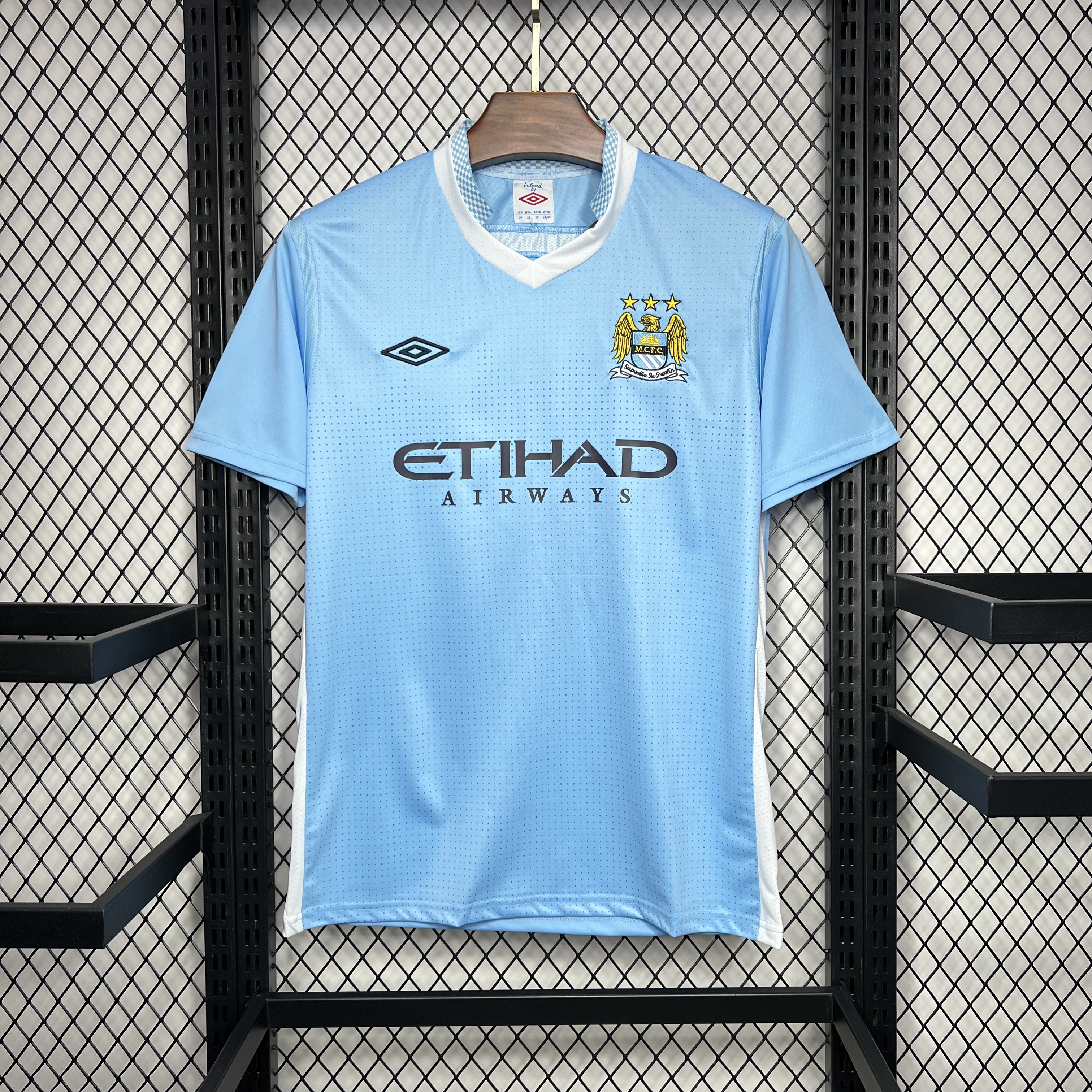 Retro Manchester City 2011-12 Home Stadium Jersey - JerseysGala