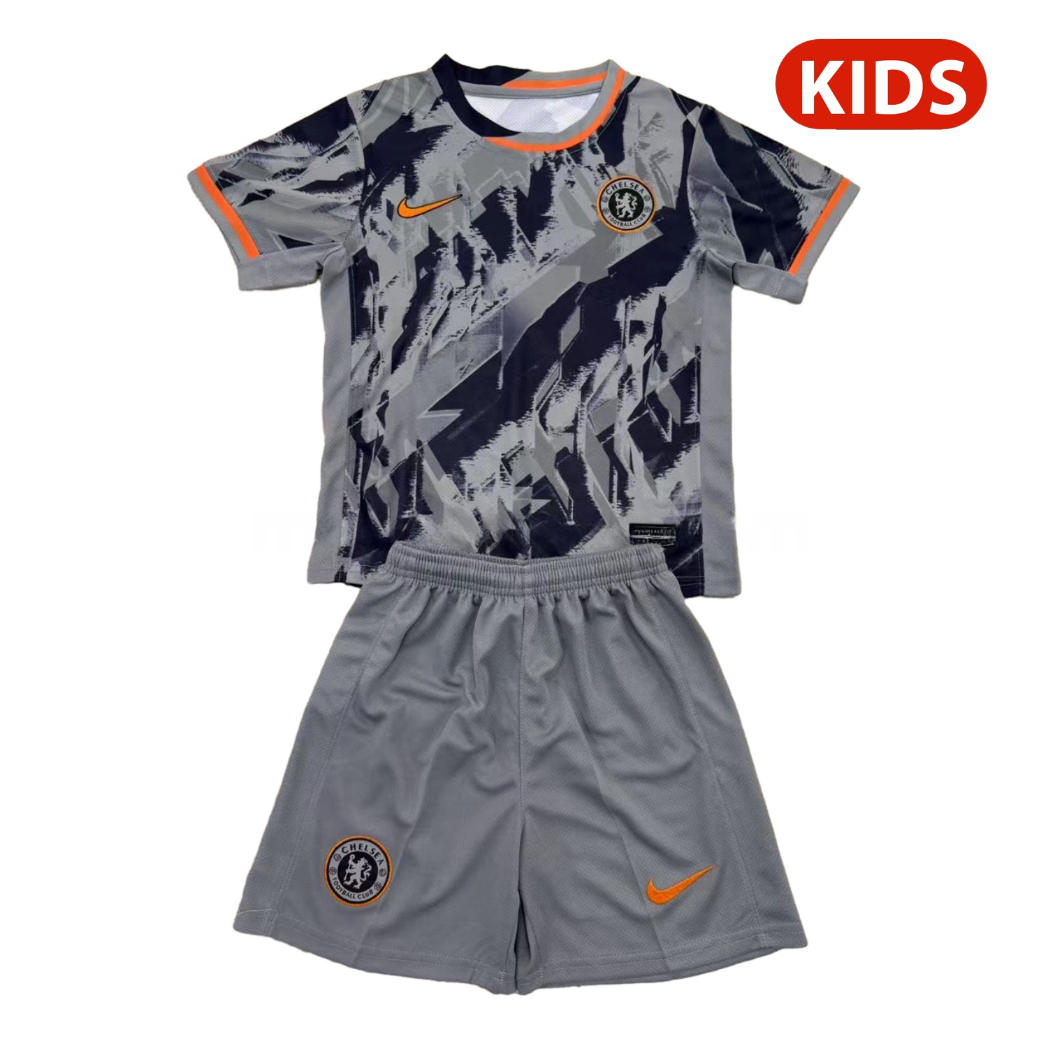 C.H.E.L.S.E.A 25-26 Grey Concept Kids Kit - JerseysGala