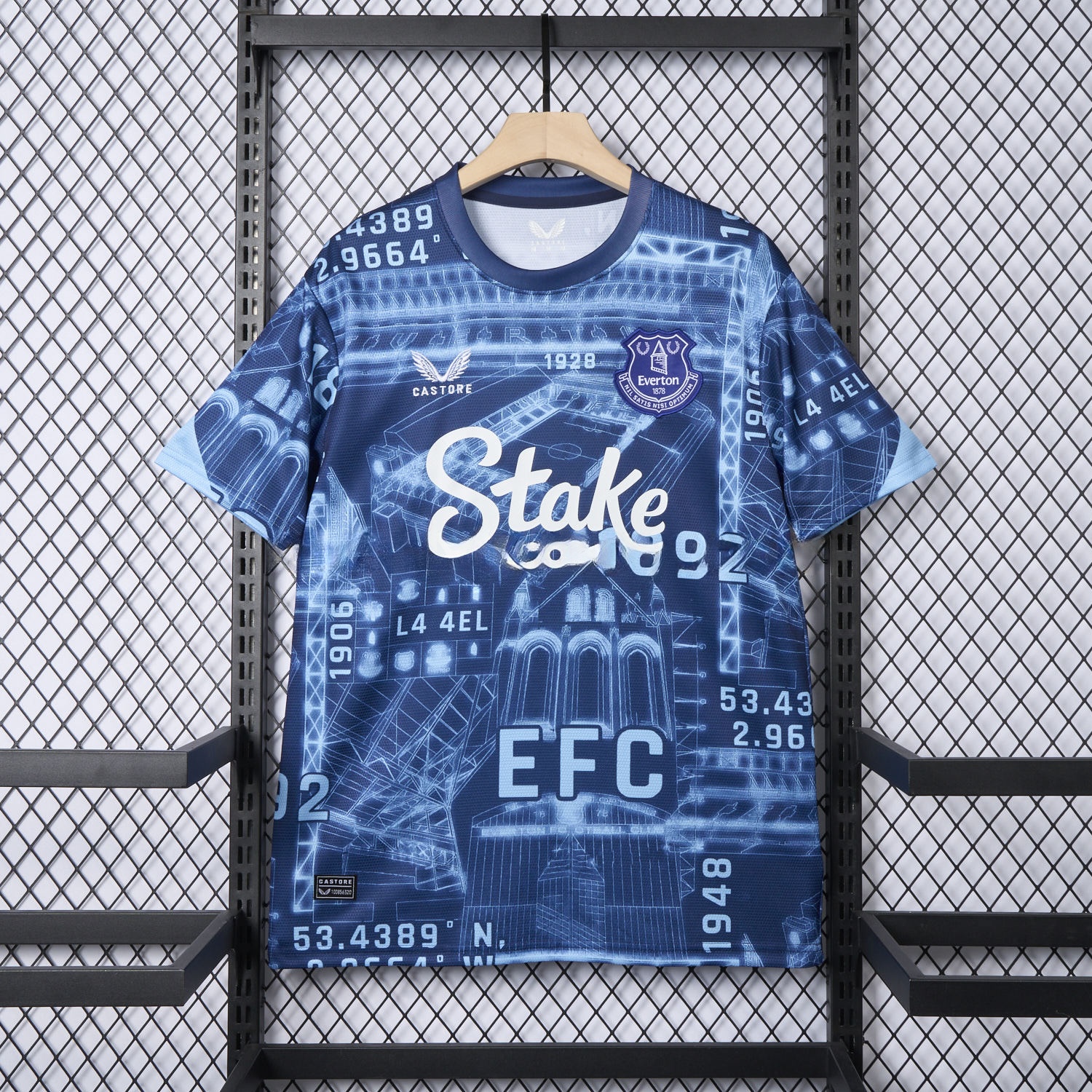 Everton 24-25 Pre-Match Farewell Jersey - Fans Version - JerseysGala