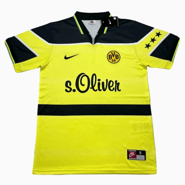 Retro Dortmund 1997-98 Home Stadium Jersey - JerseysGala