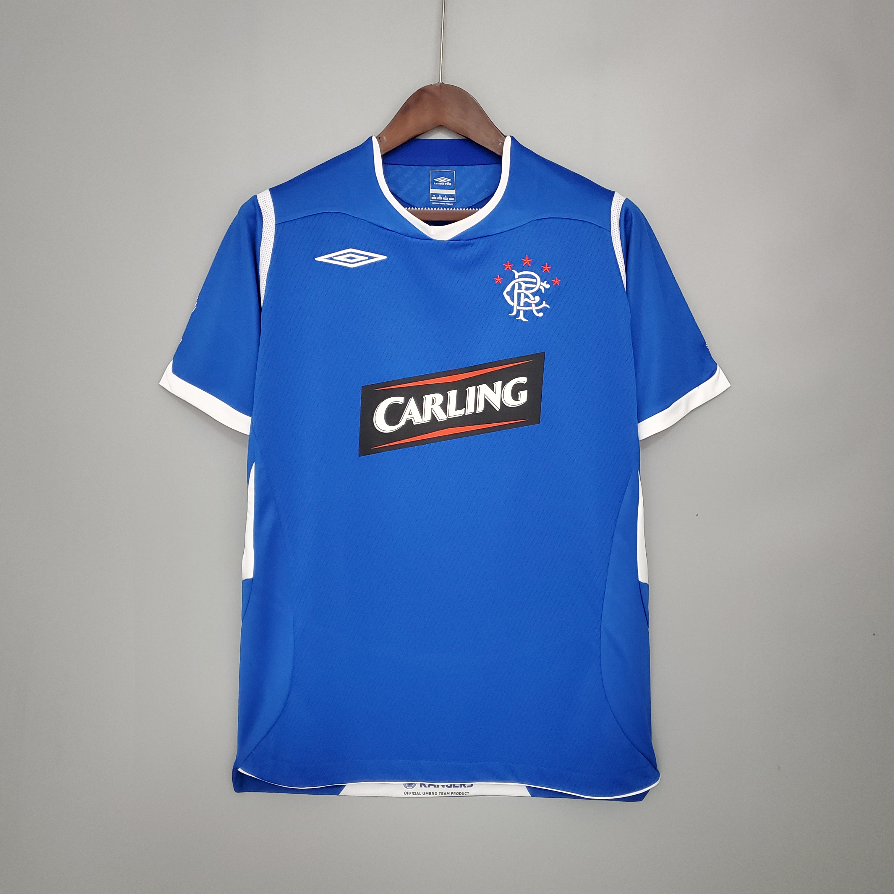 Retro Glasgow Rangers 08-09 Home Stadium Jersey - JerseysGala