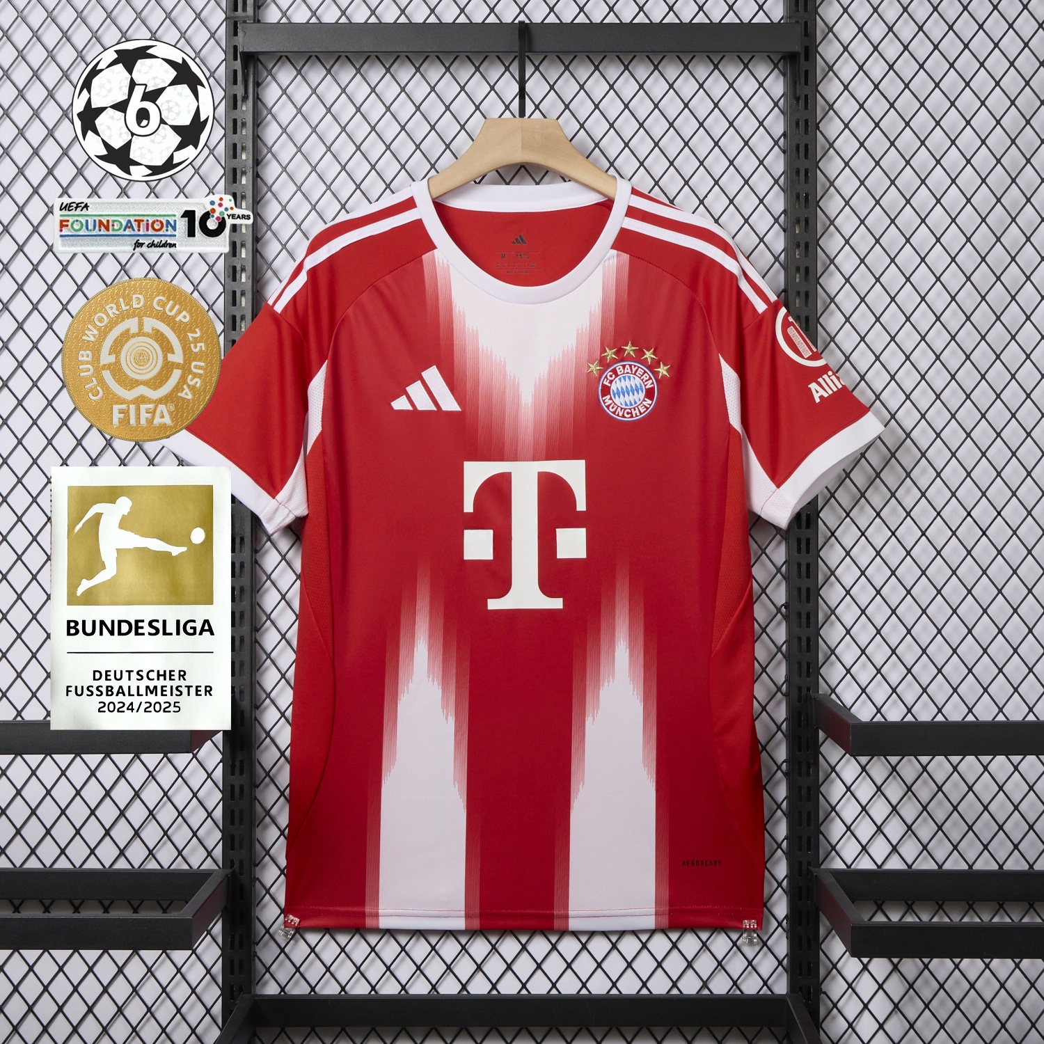Bayern Munich 25-26 Home Red Jersey - Fans Version - JerseysGala