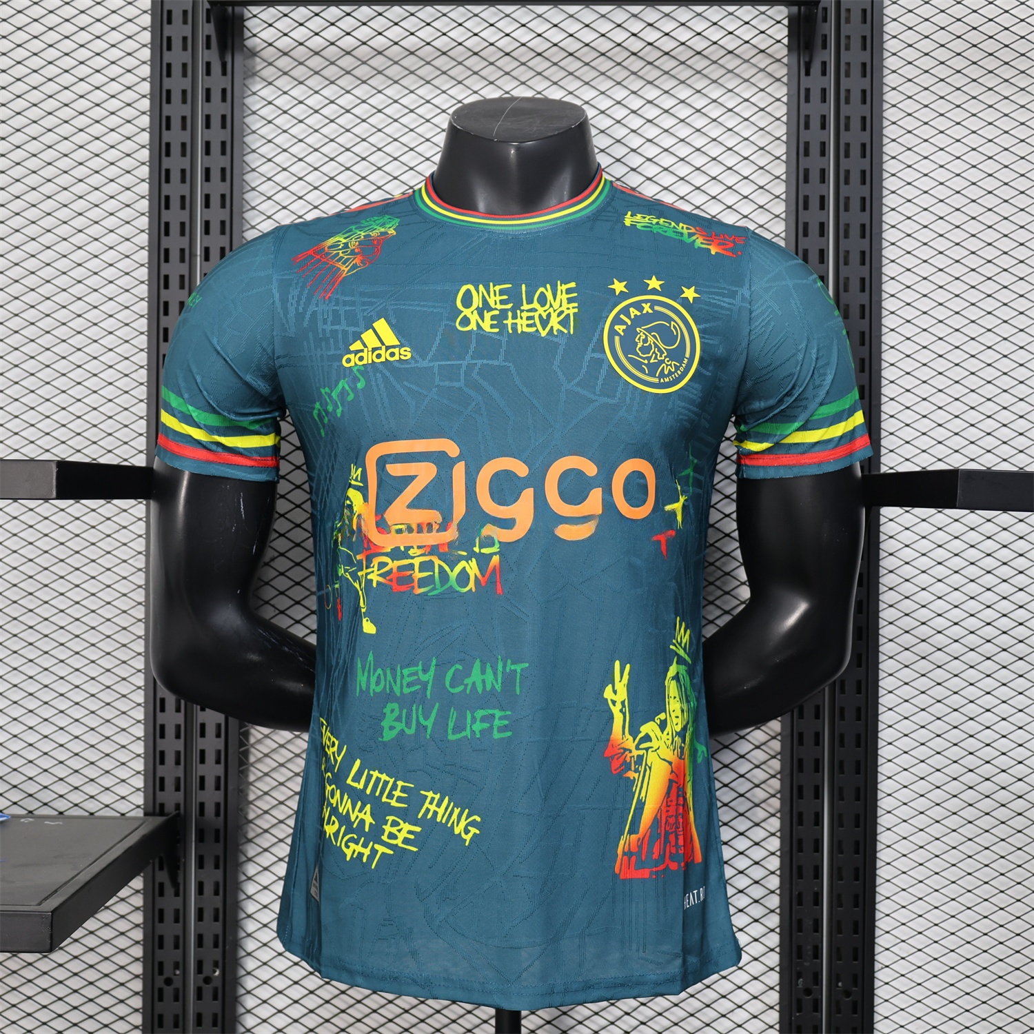 Ajax x B-O-B Marly 25-26 Deep Green Special Edition Jersey - Player Version - JerseysGala