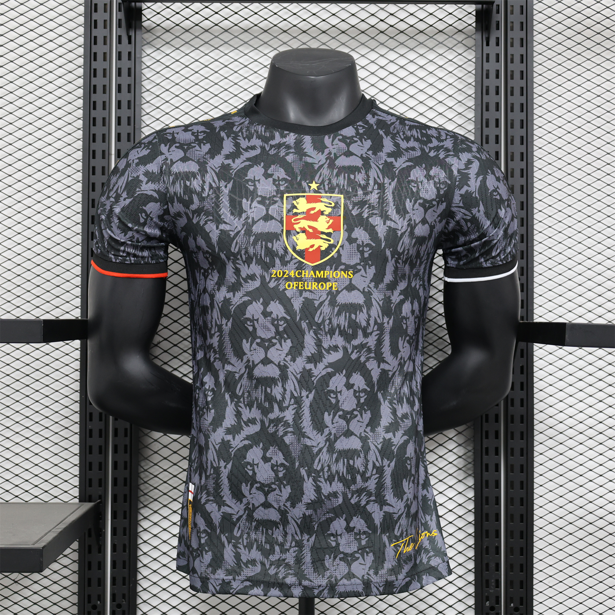 England 2024 Black The Lions Special Edition Jersey - Player Version - JerseysGala