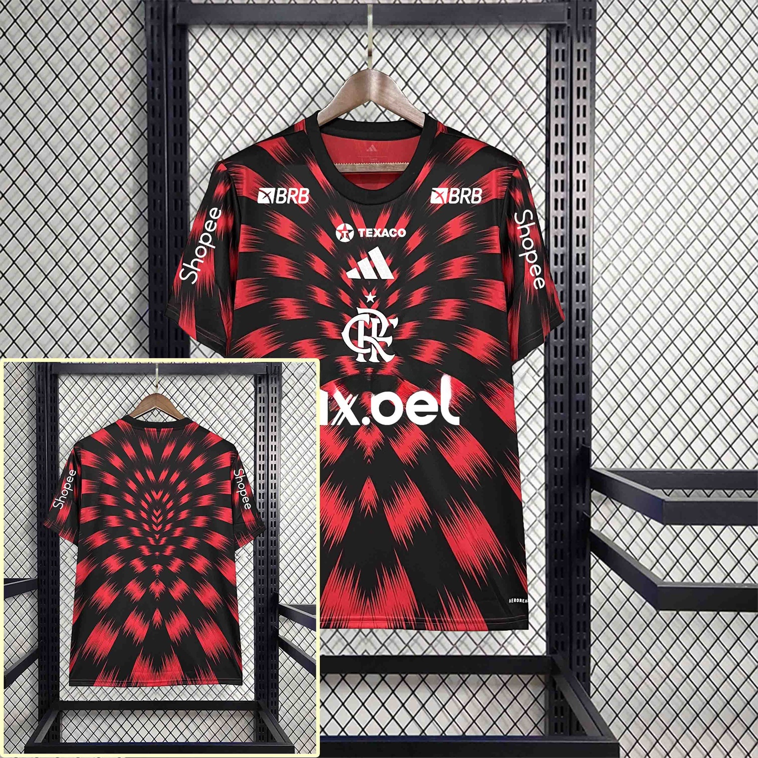 Flamengo 25-26 Pre-Match Jersey with Sponsors - Fans Version - JerseysGala