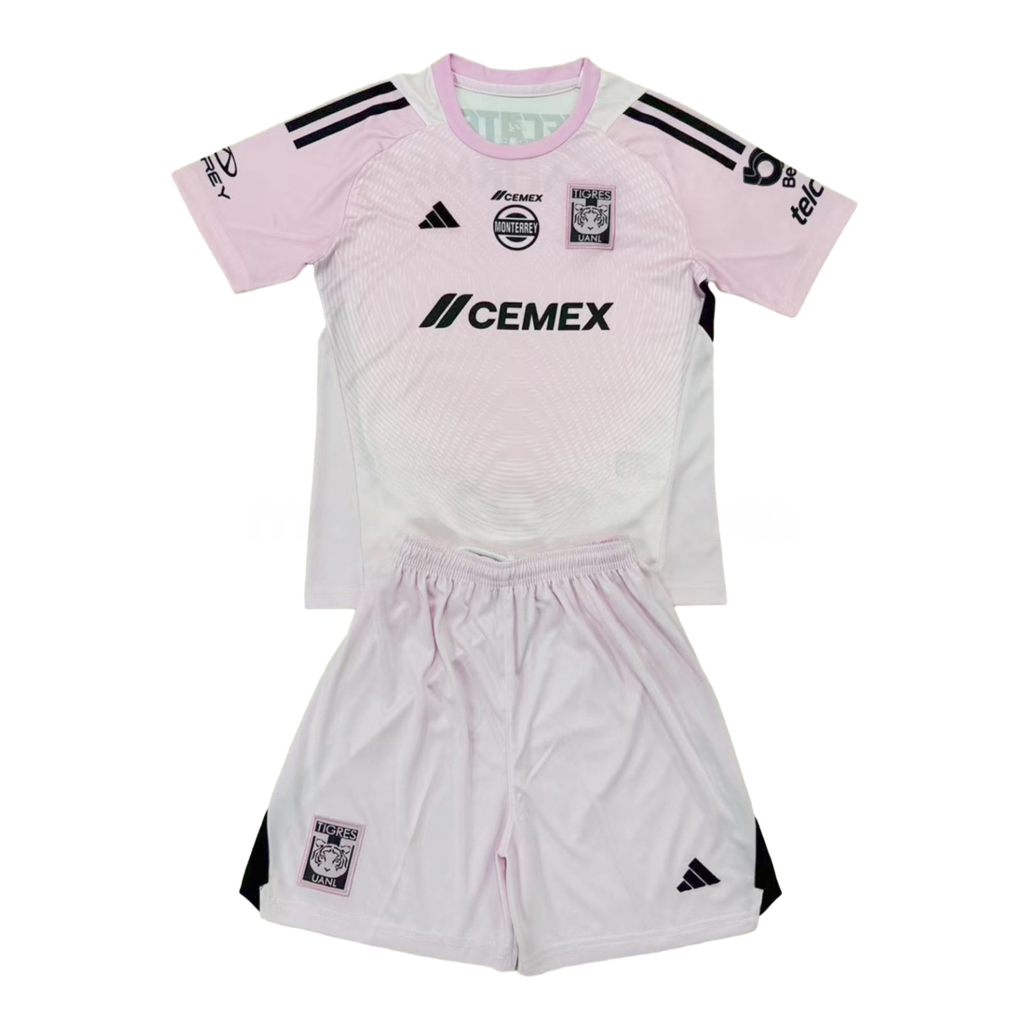 Tigres UANL 25-26 Light Pink Goalkeeper Kids Kit - JerseysGala