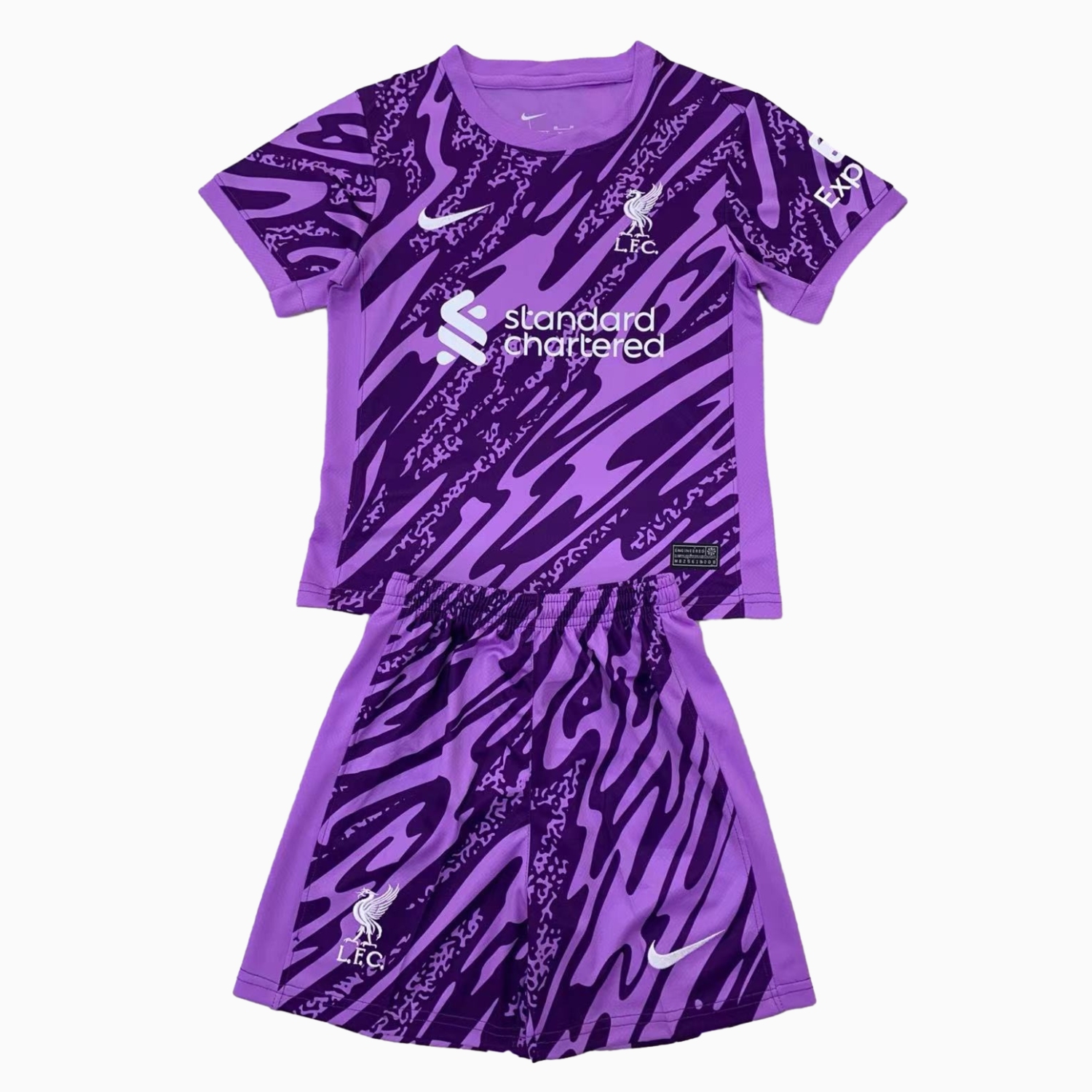 Liver.pool 24-25 Purple Goalkeeper Kids Kit - JerseysGala