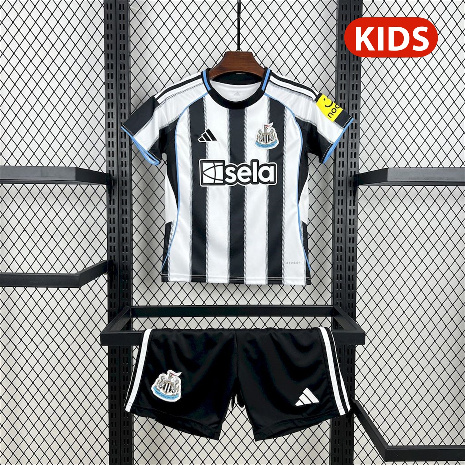 Newcastle United 25-26 Home Kids Kit - JerseysGala
