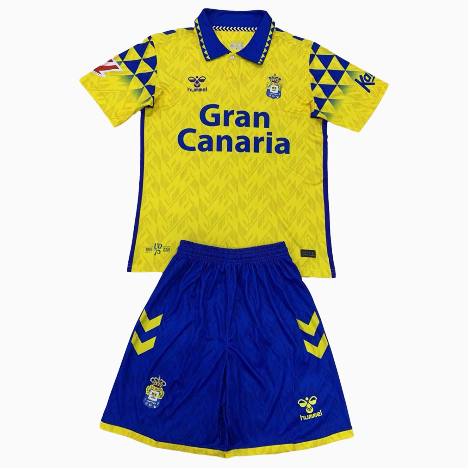 Las Palmas 24-25 Home Men's Adult Jersey Set - Fans Version - JerseysGala