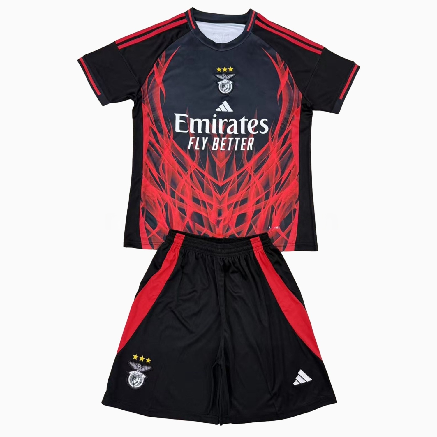 Benfica 24-25 Black and Red Special Edition Kids Kit - JerseysGala