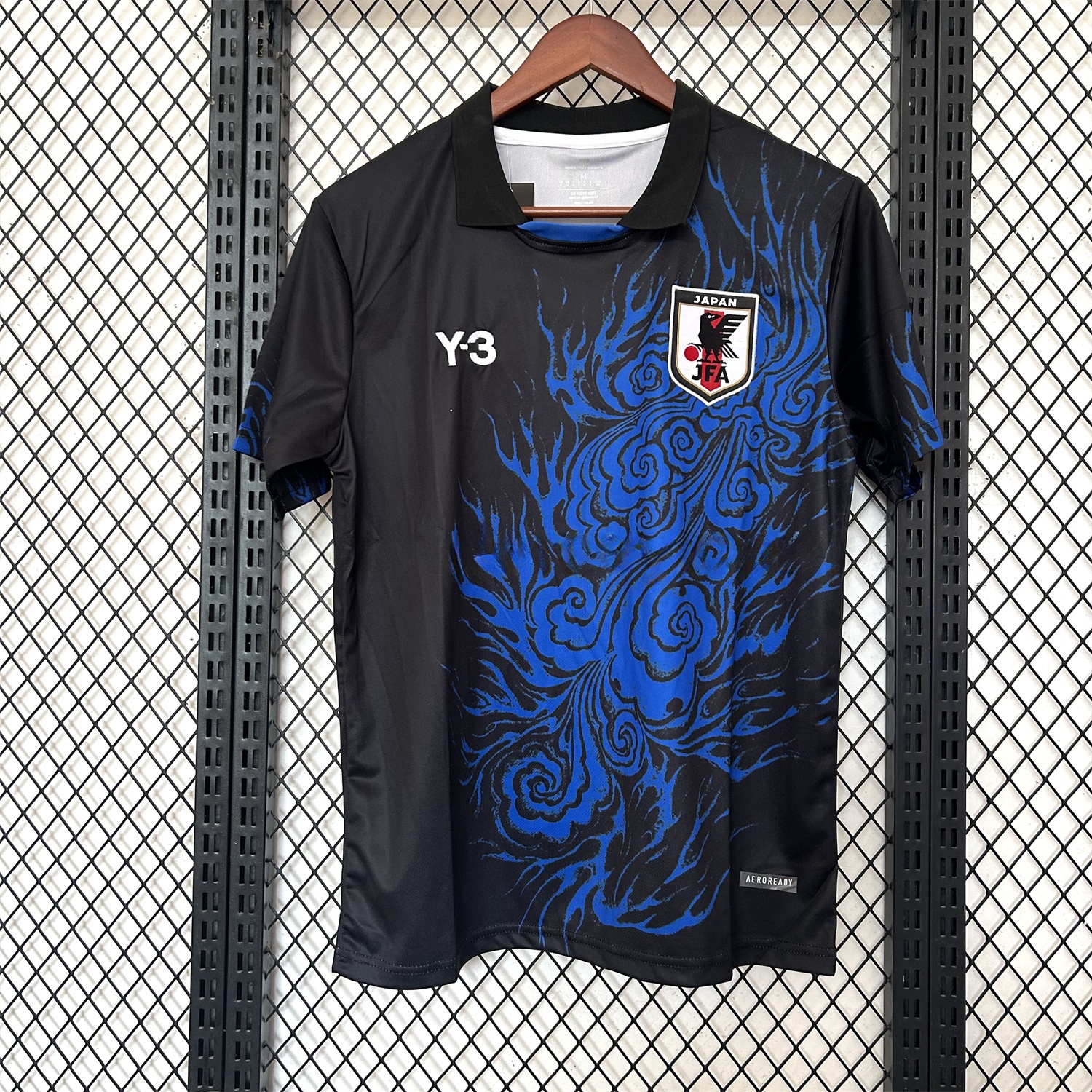 Japan 25-26 Y-3 Blue Flame Black Special Jersey - Fans Version - JerseysGala