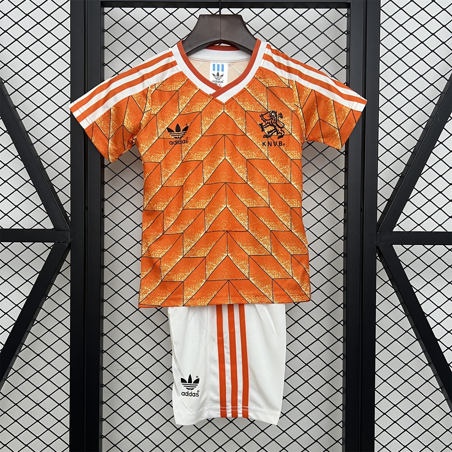 Retro Netherlands 1988 Home Kids Kit - JerseysGala