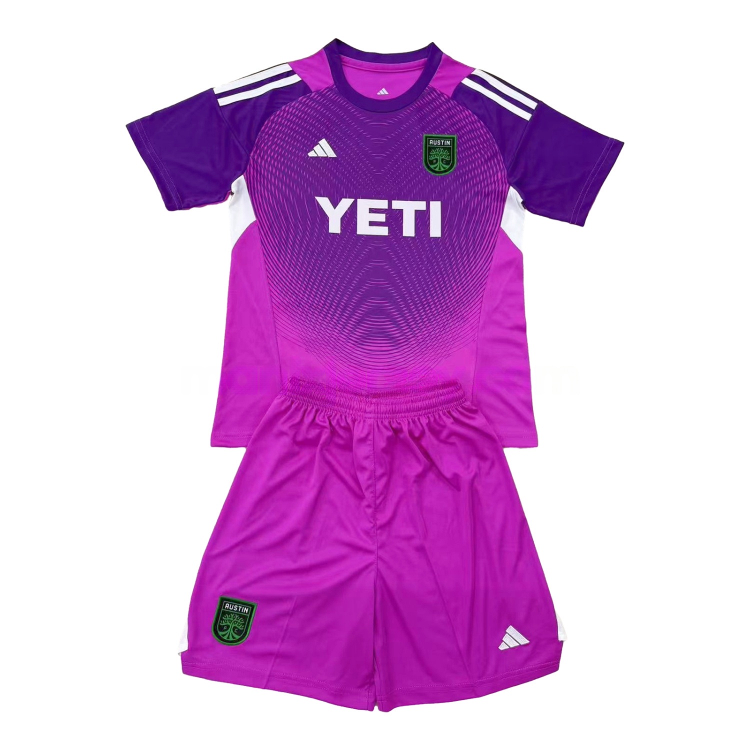 Austin 25-26 Purple Goalkeeper Men's Adult Jersey Set - Fans Version - JerseysGala