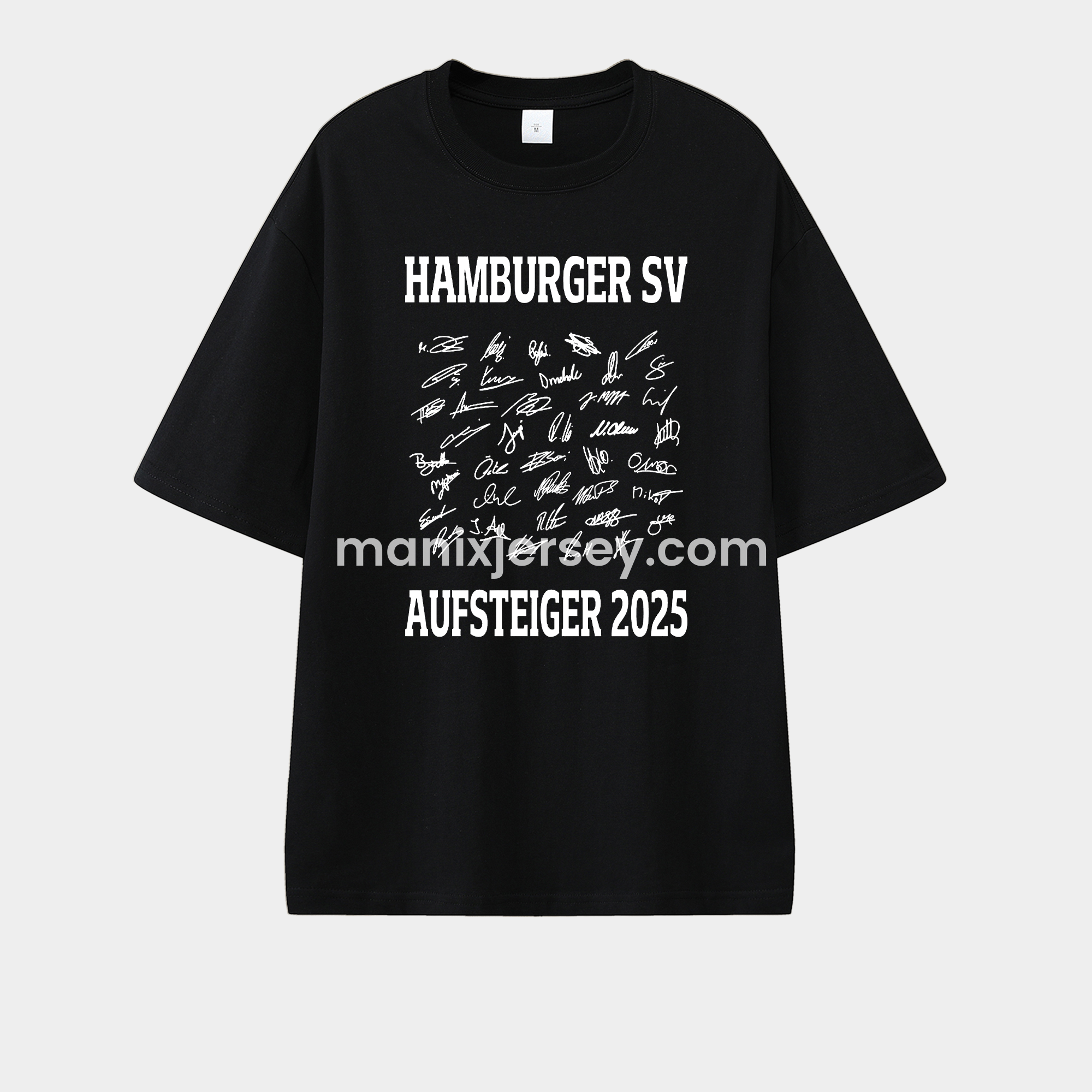 Hamburger SV AUFSTIEG 2025 Team Signatures Unisex Pure Cotton T-shirt - JerseysGala