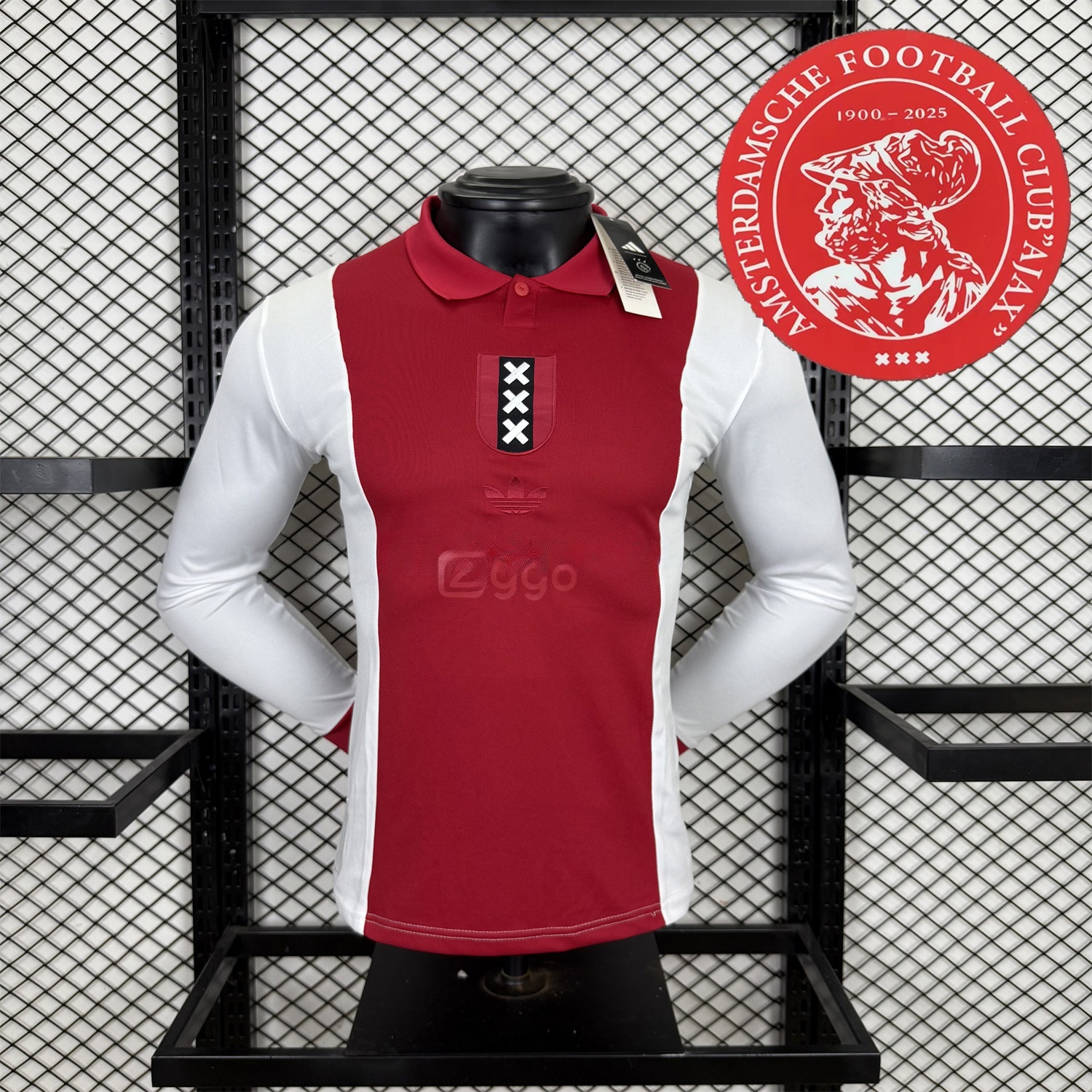 Ajax 2025 125-Year Anniversary Long Sleeves Jersey - Player Version - JerseysGala