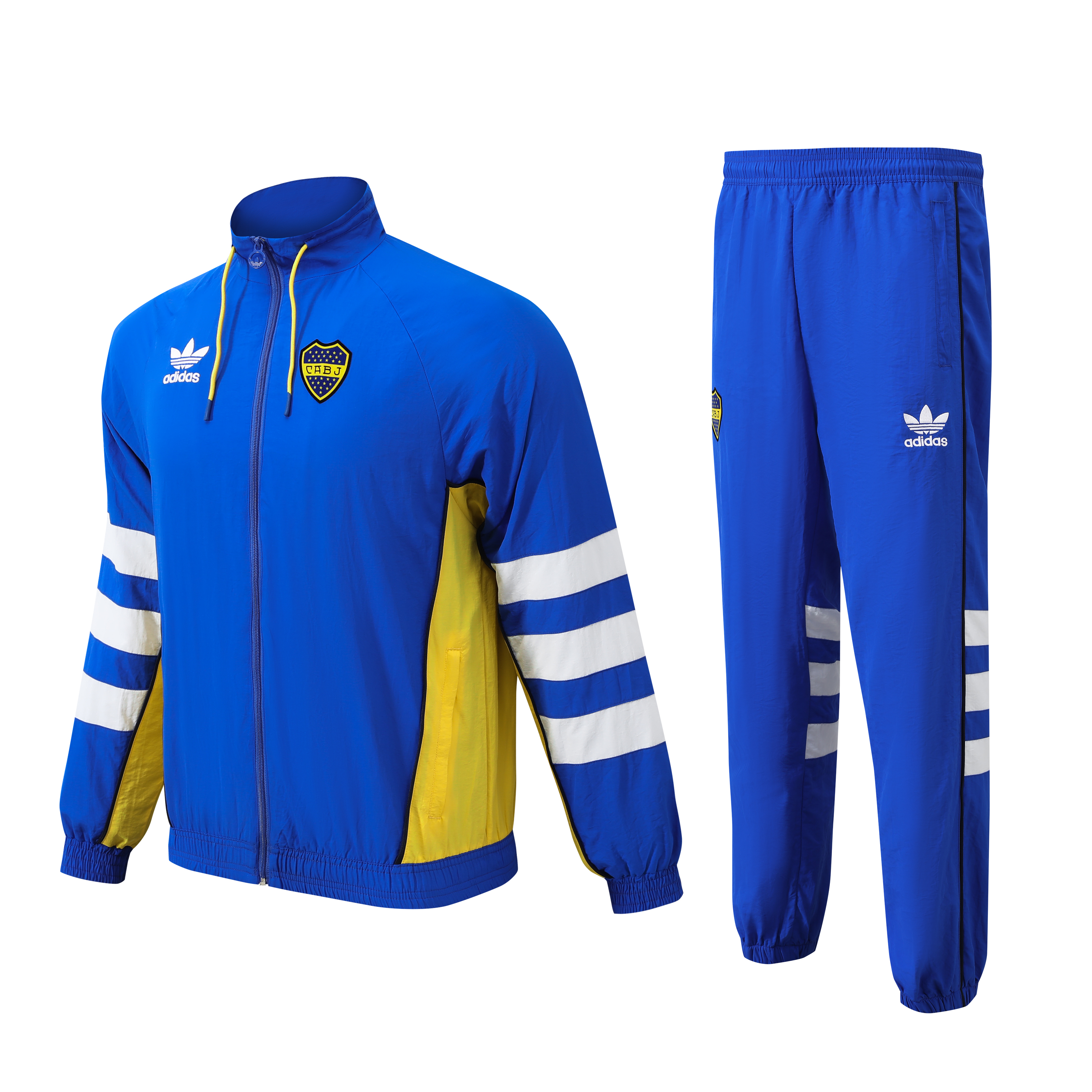 Boca Juniors 24-25 Blue Throwback Windbreaker Suit - Jackets & Pants - JerseysGala