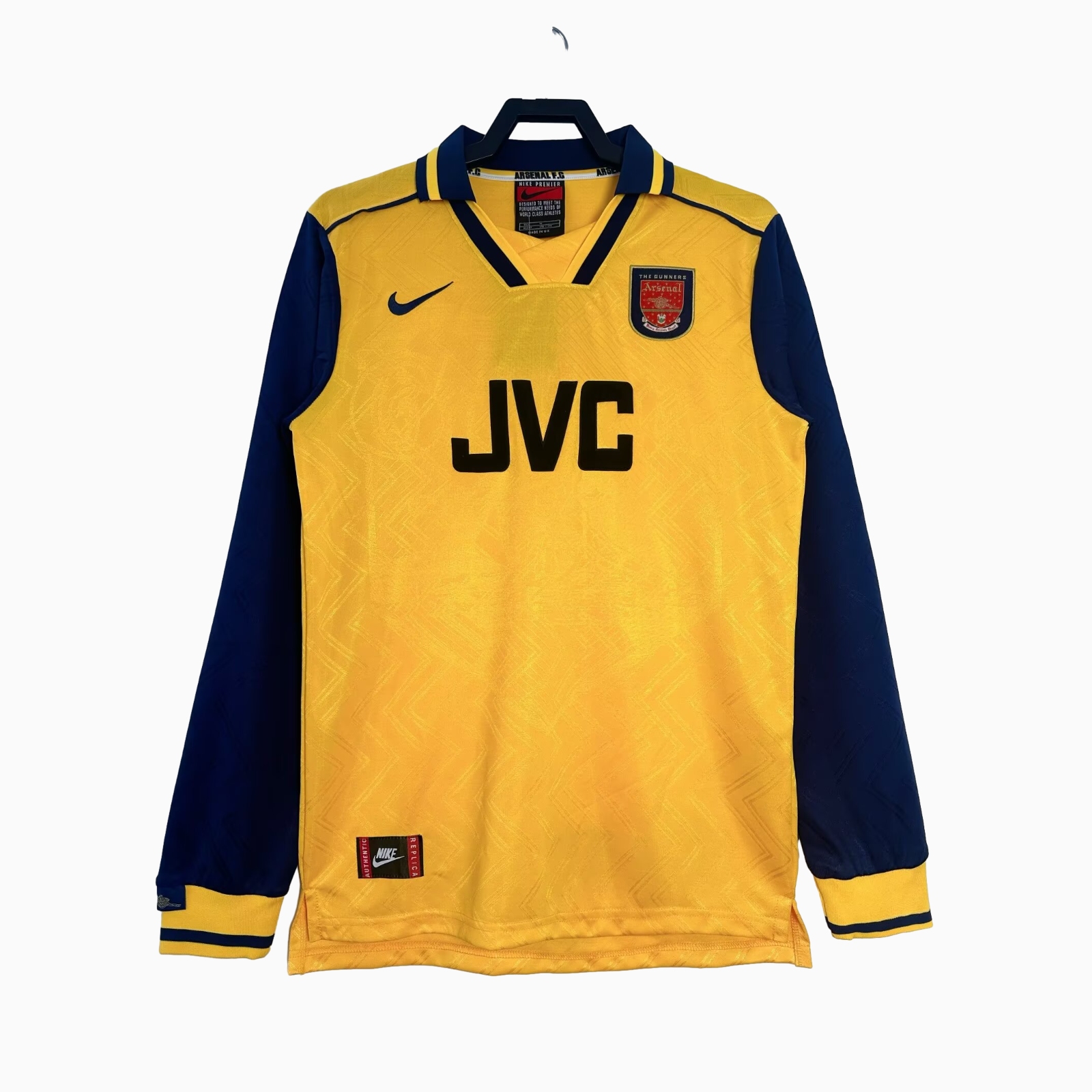 Retro Arsenal 1996-97 Away Long Sleeves Jersey - JerseysGala