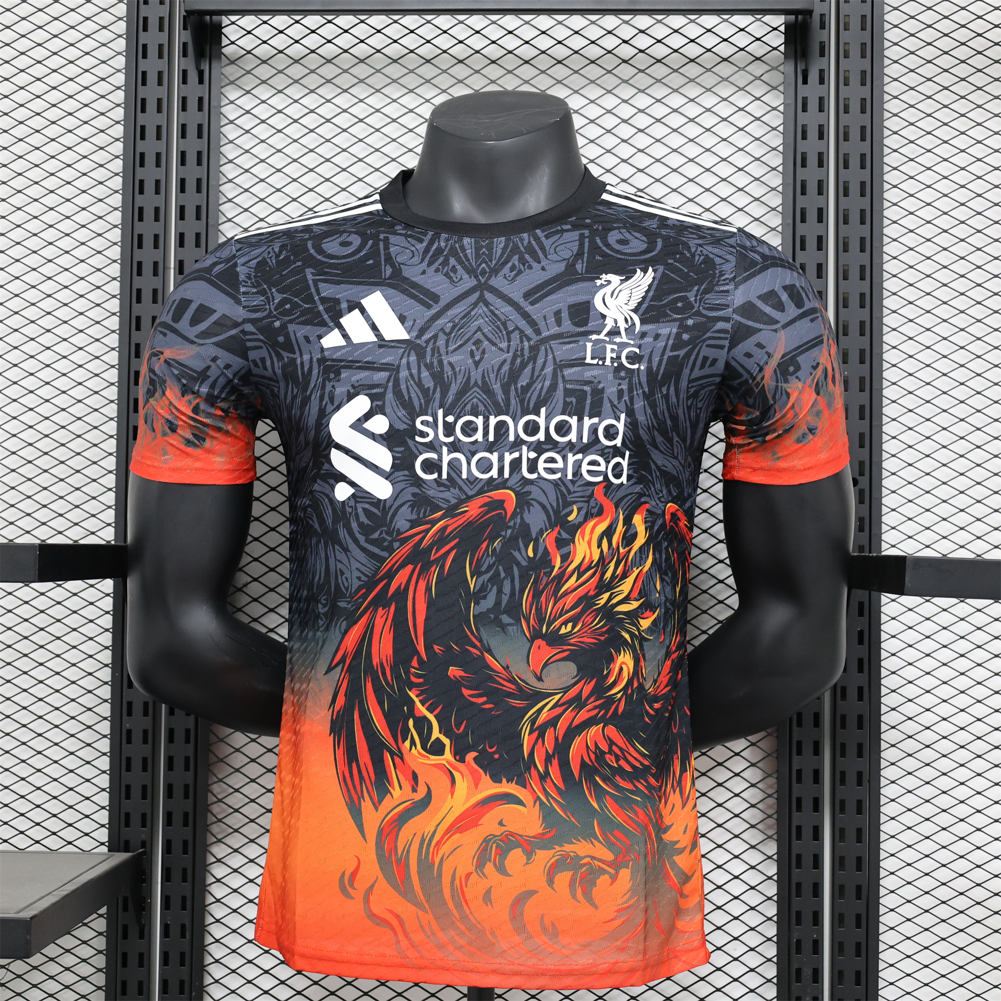 Liver.pool 24-25 Red Fire Phoenix Special Edition Jersey - Player Version - JerseysGala