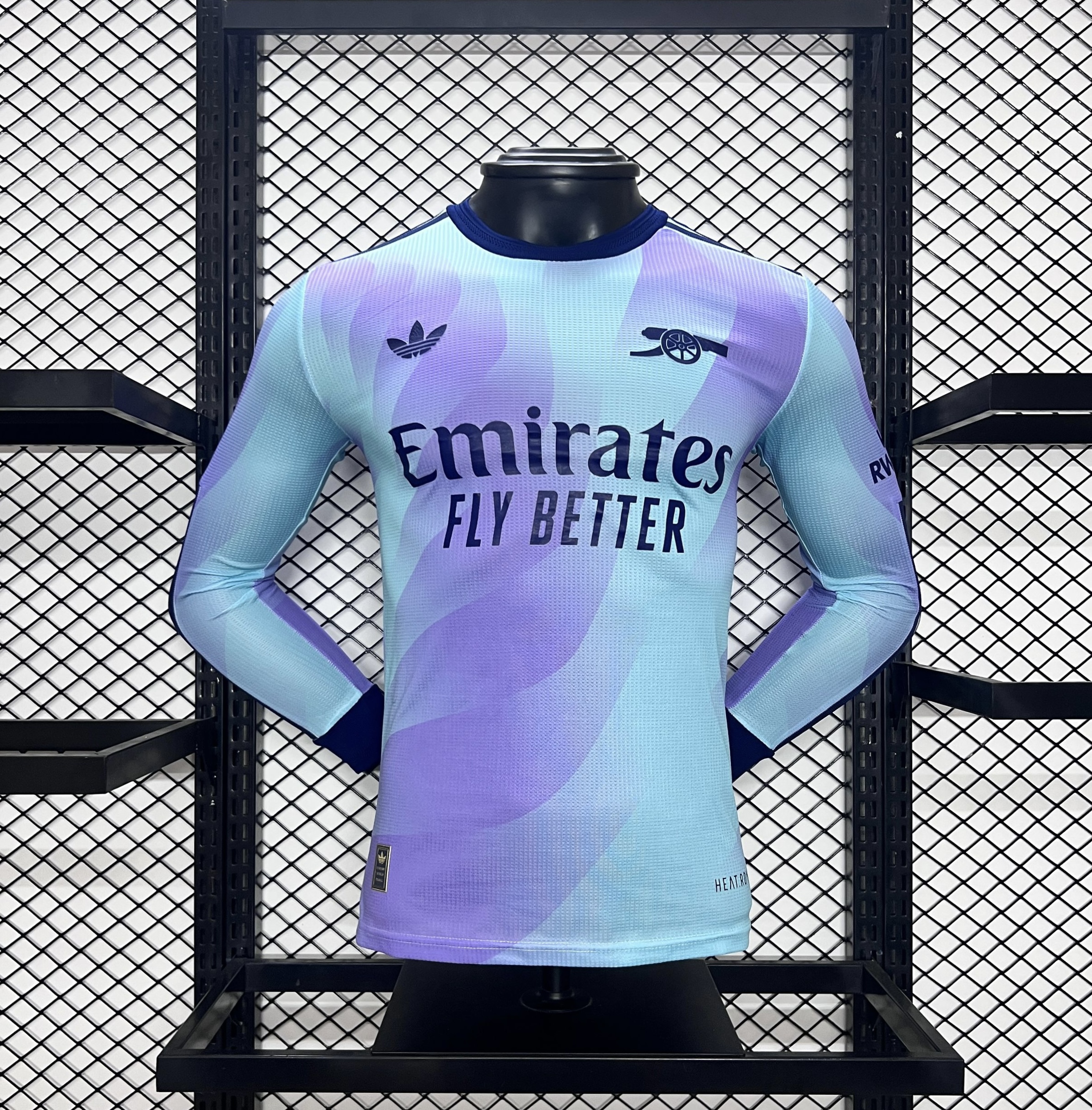 Arsenal 24-25 Third Long Sleeve Jersey - Player Version - JerseysGala