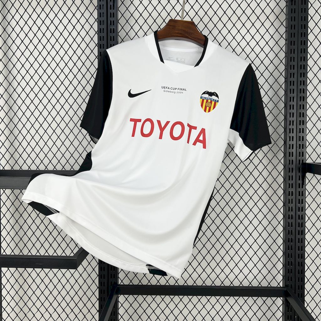 Retro Valencia 2003-04 UEFA Cup Final Home Jersey - JerseysGala