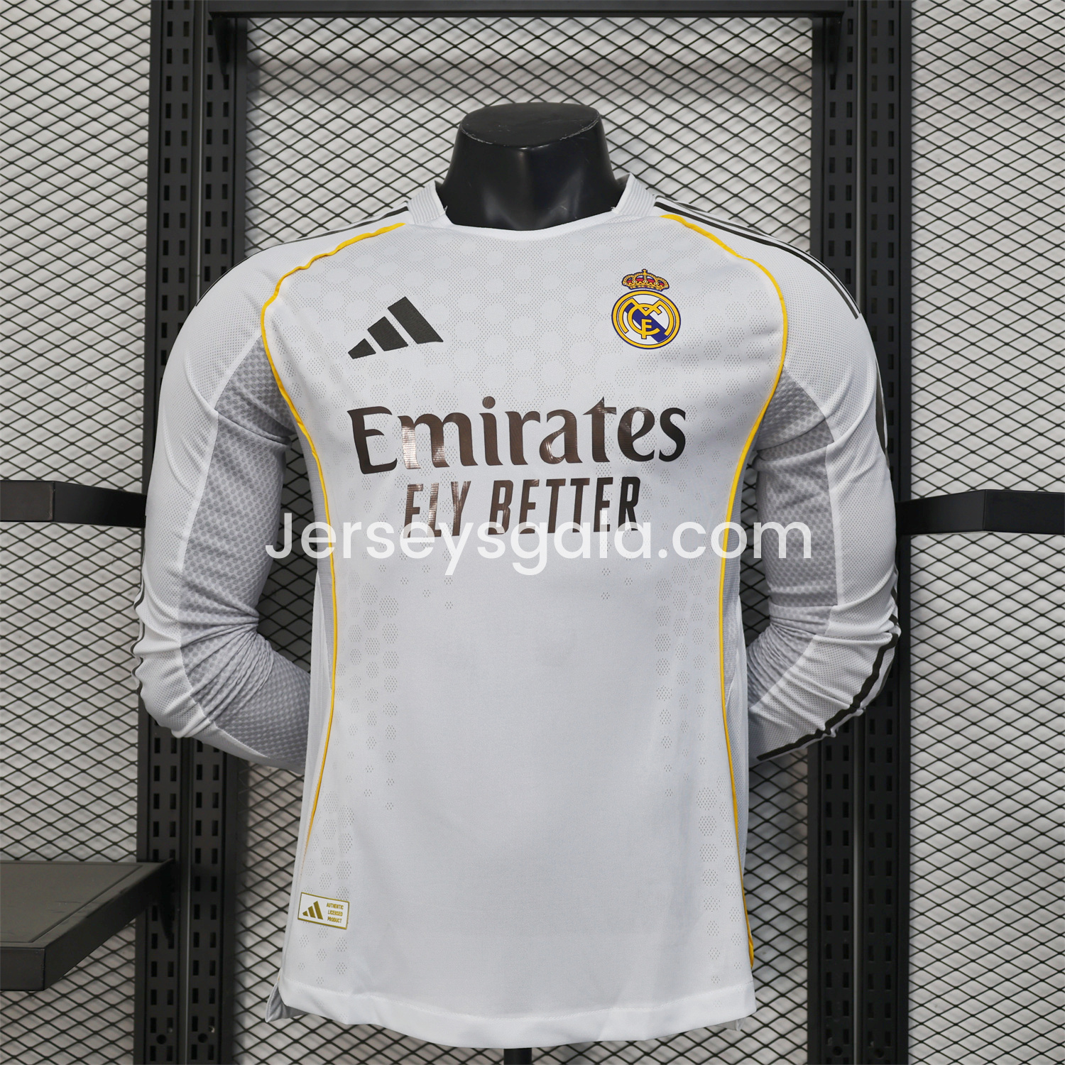 Real Madrid 25-26 Home Long Sleeves Jersey (Leaked Version) - Player Version - JerseysGala