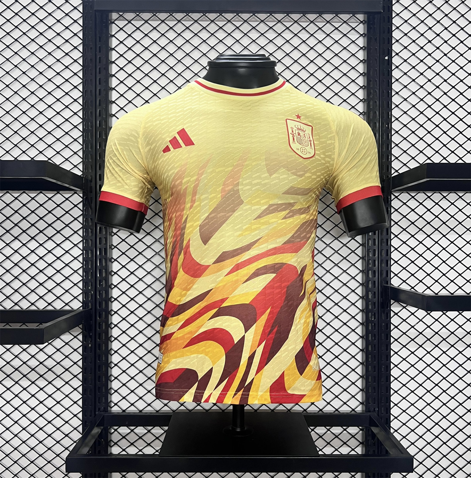 Spain 2024 Yellow Special Edition Jersey - Player Version - JerseysGala