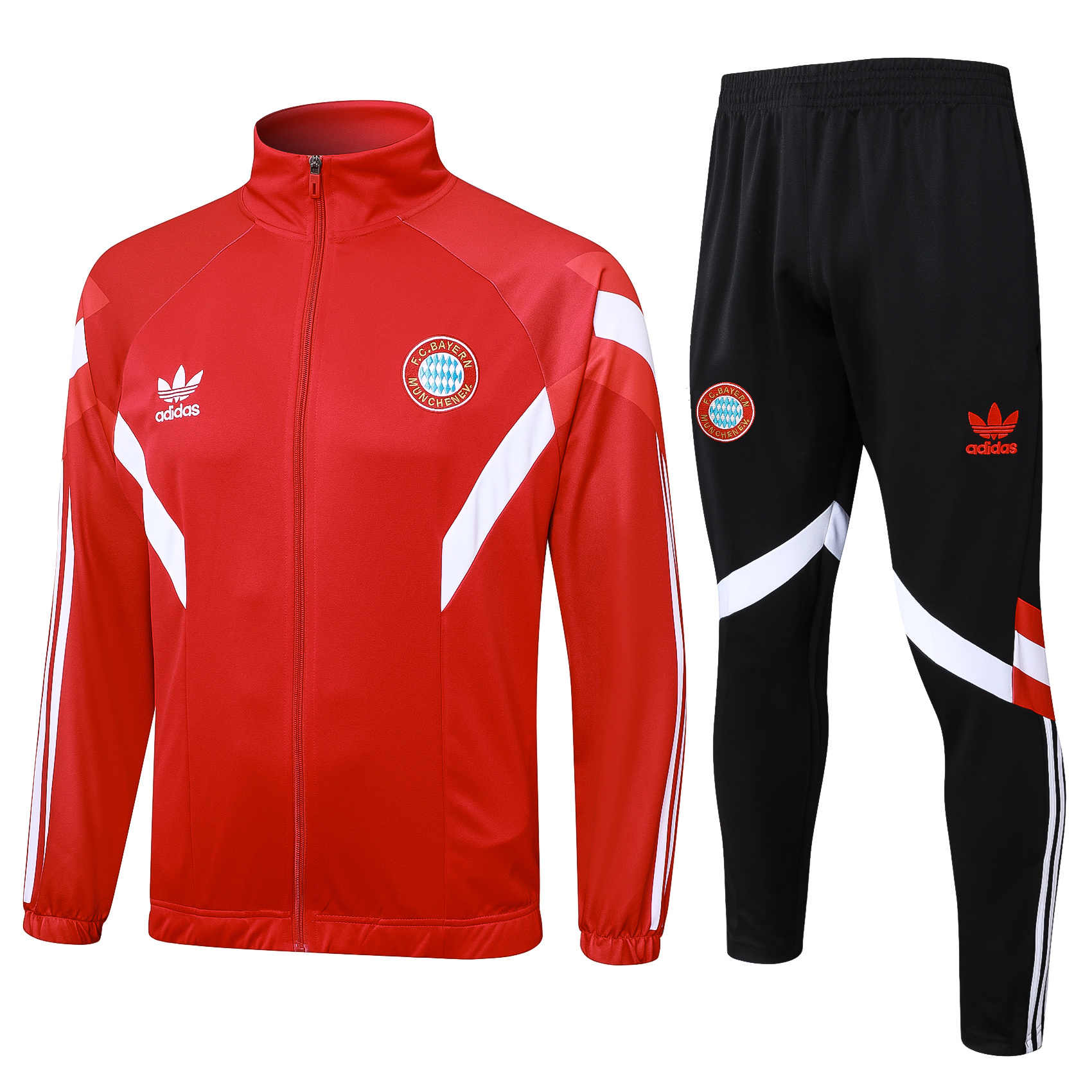 Bayern Munich 24-25 Originals LFSTLR Jacket Training Tracksuit - Red - JerseysGala