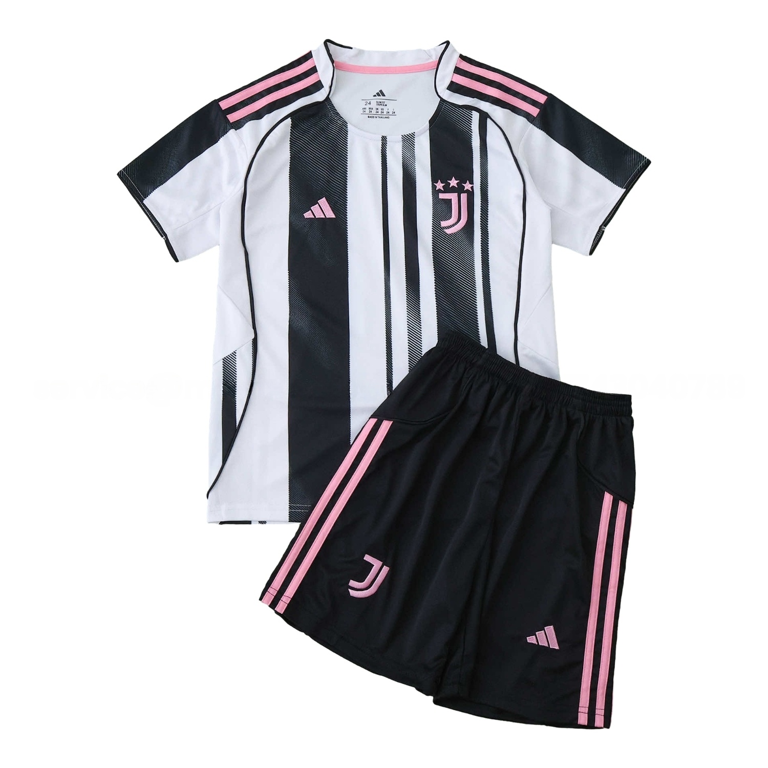 Juventus 25-26 Home Unsponsored Kids Kit - JerseysGala