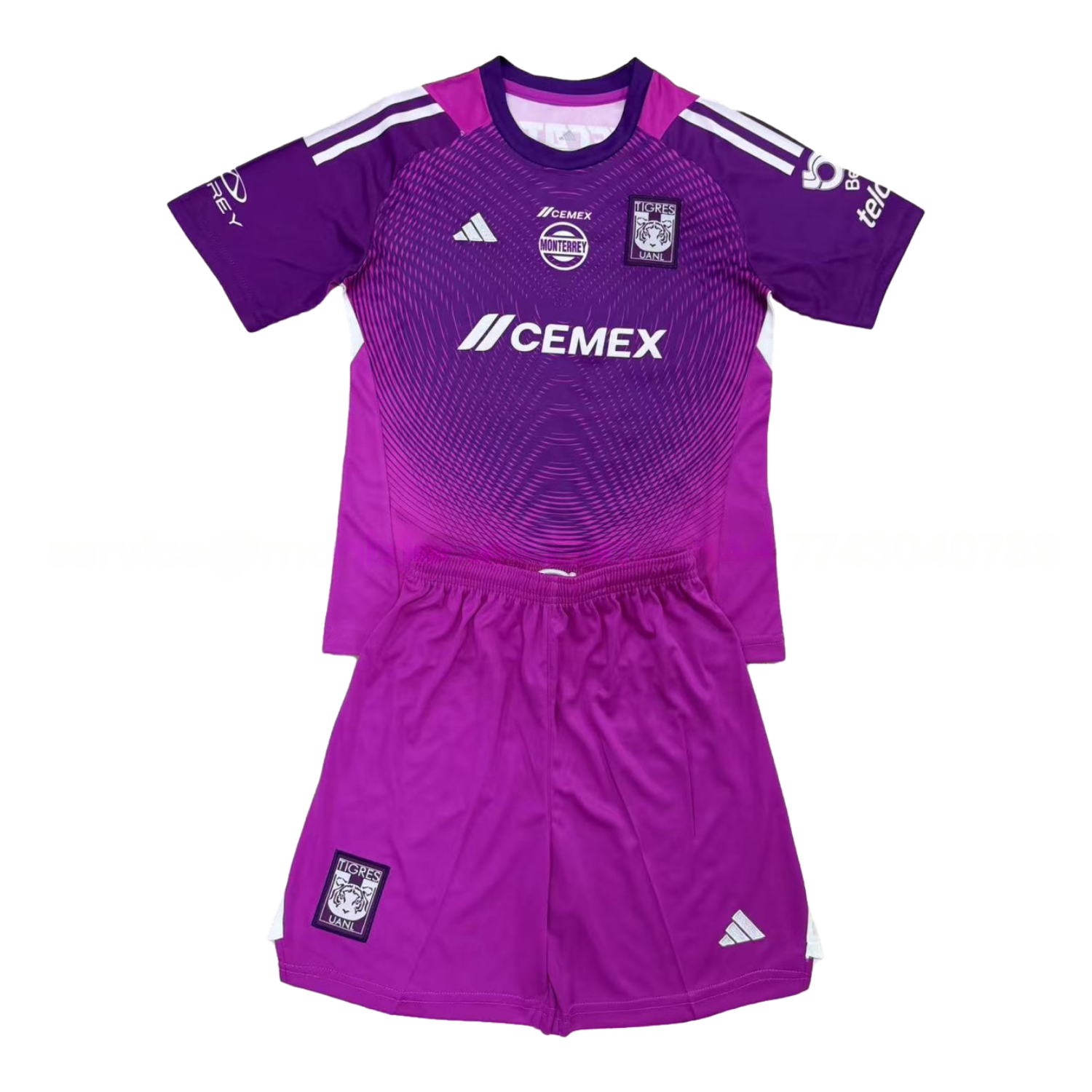 Tigres UANL 25-26 Purple Goalkeeper Men's Adult Jersey Set - Fans Version - JerseysGala
