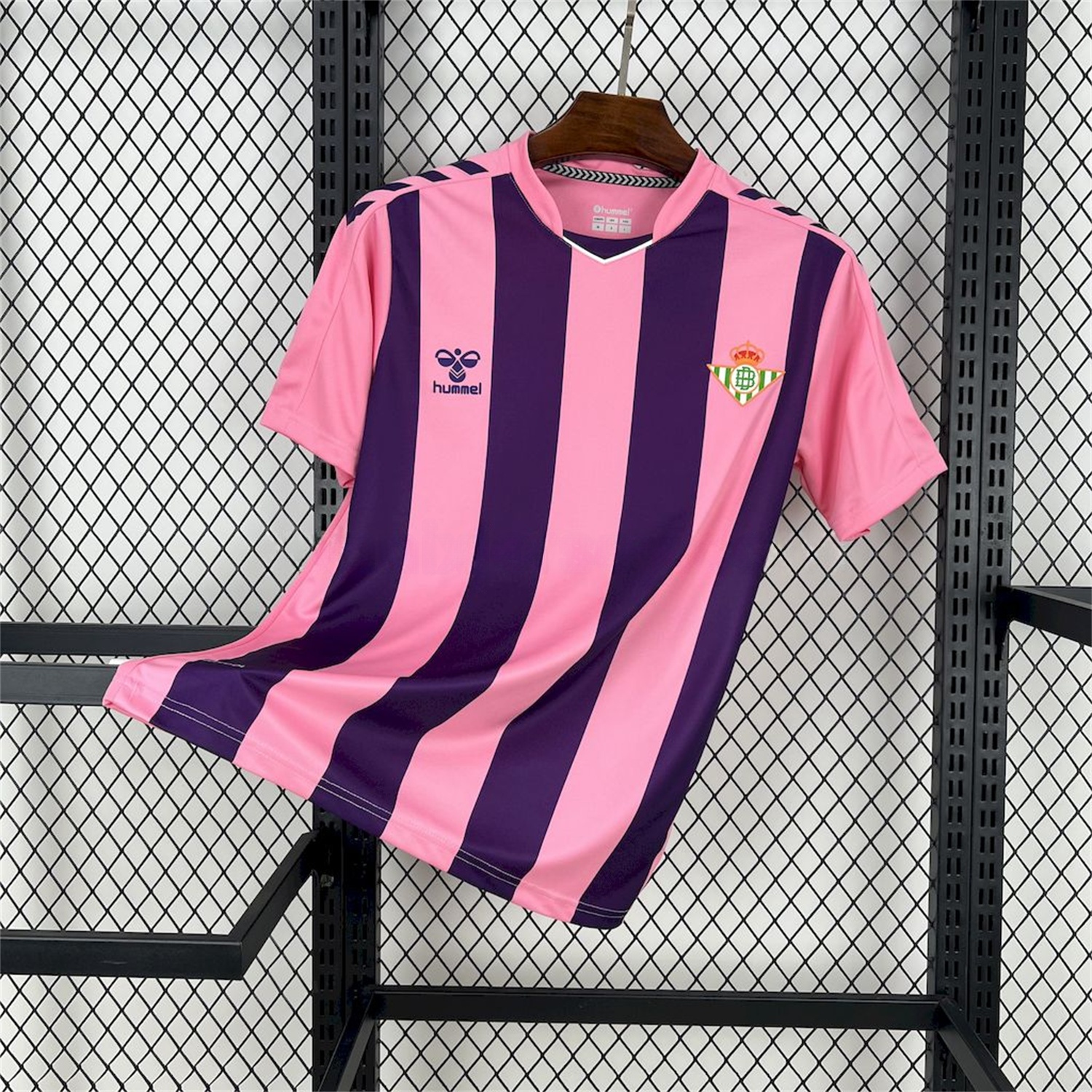 Real Betis 25-26 Pink Purple Stripe Special Edition Jersey - Fans Version - JerseysGala