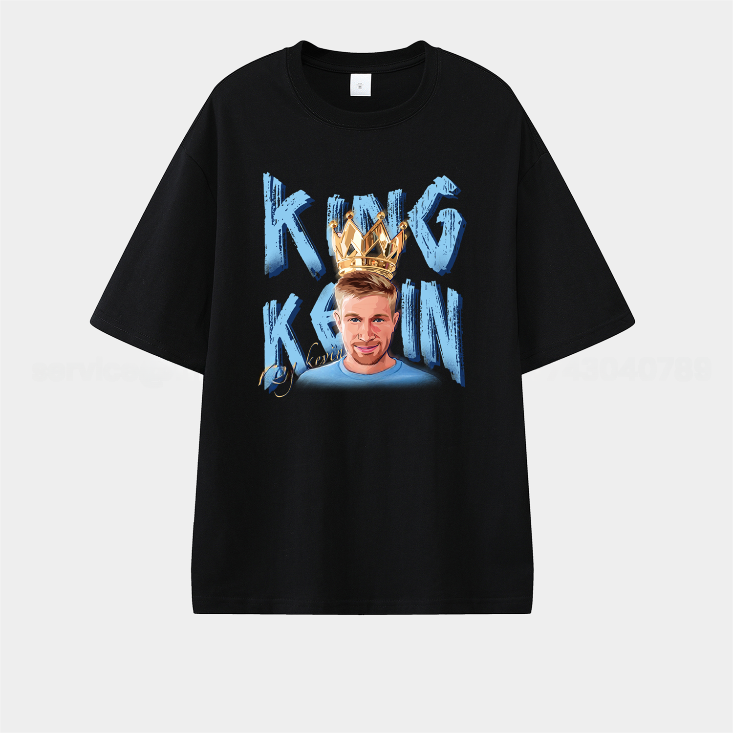 Manchester City King Kevin De Bruyne Unisex Pure Cotton T-shirt - JerseysGala