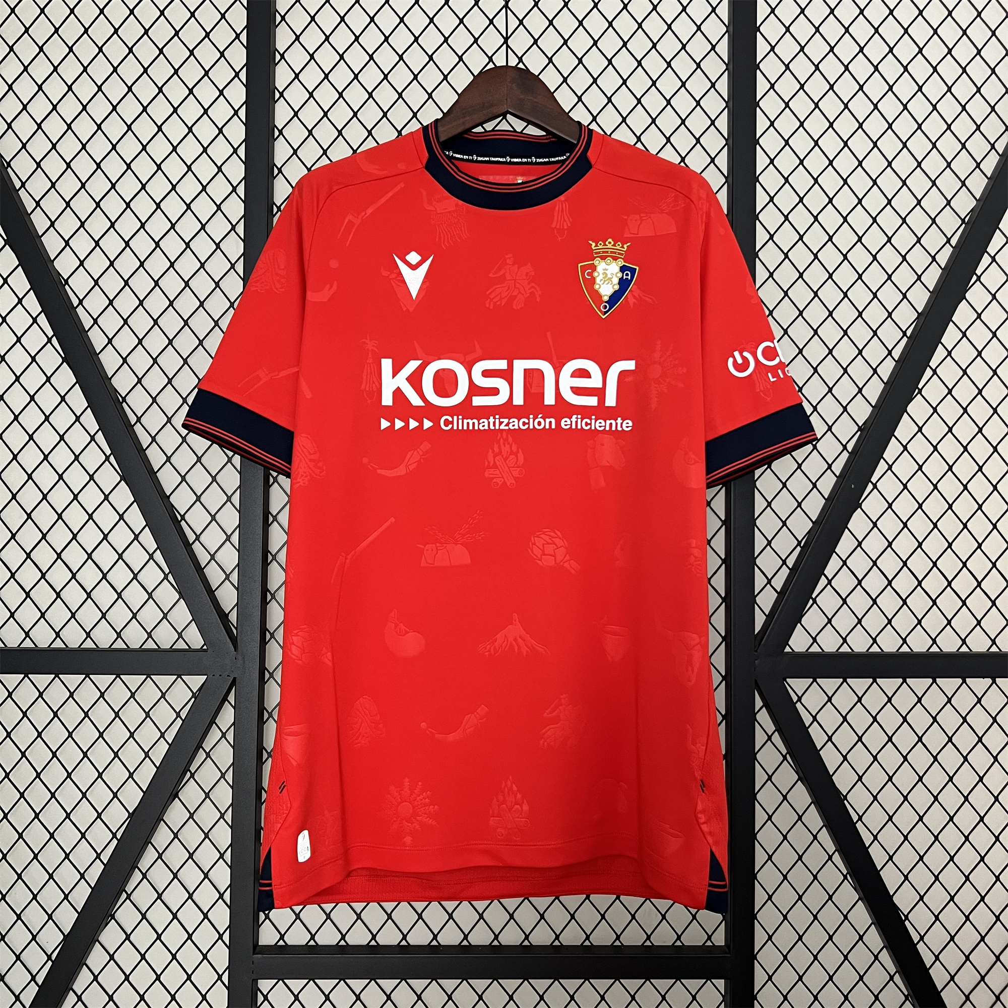 Osasuna 24-25 Home Stadium Jersey - Fans Version - JerseysGala
