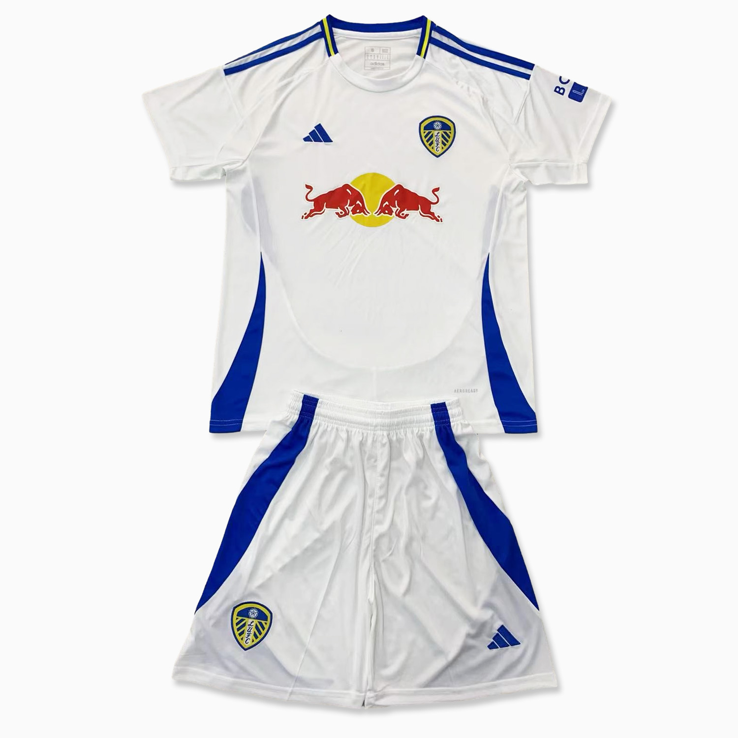 Leeds United 24-25 Home Men's Adult Jersey Set - Fans Version - JerseysGala