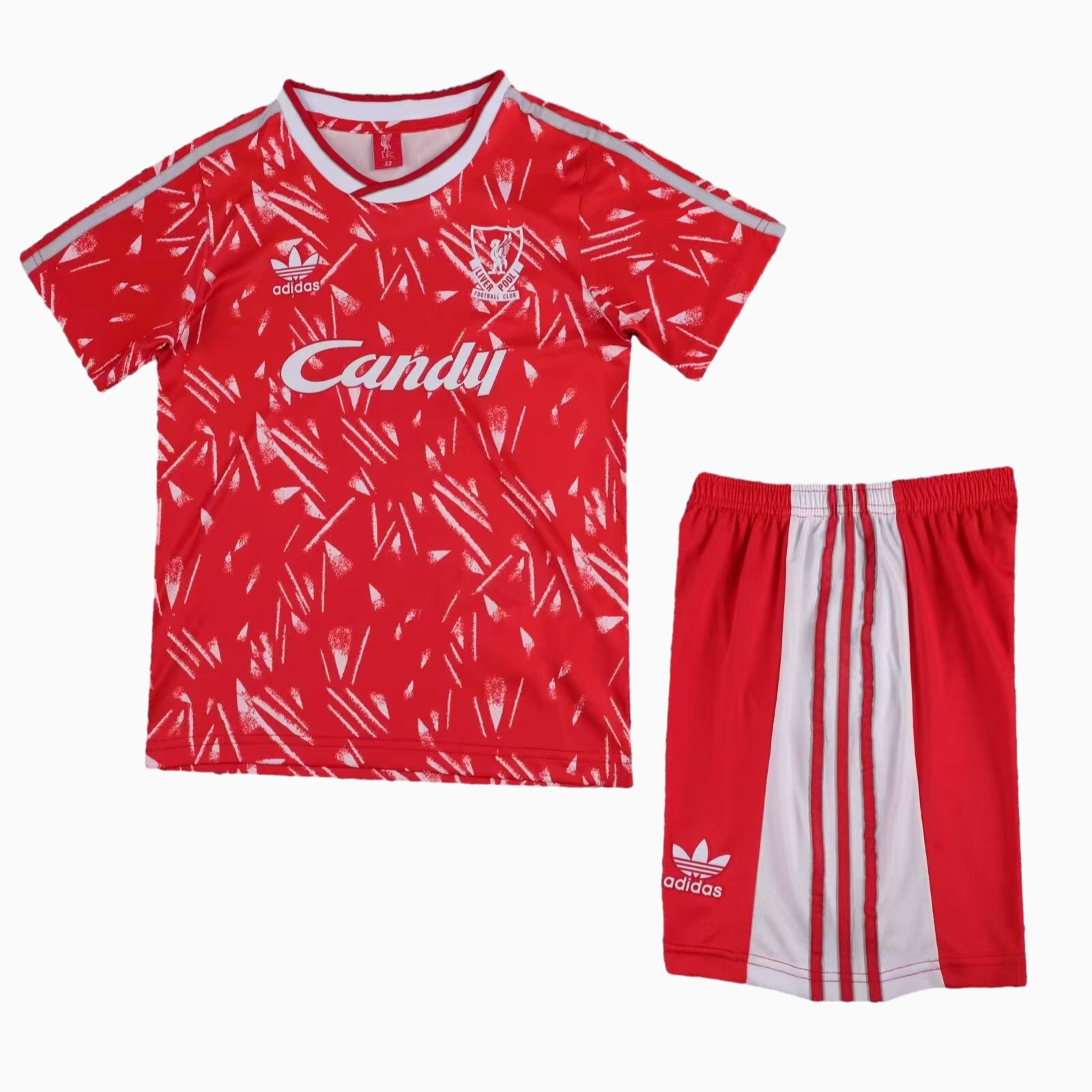 Retro Liver.pool 1989-91 Home Kids Kit - JerseysGala