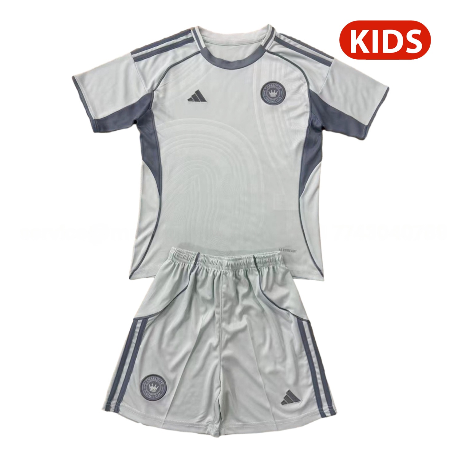 Charlotte 25-26 Pre-Match Training Kids Kit - JerseysGala