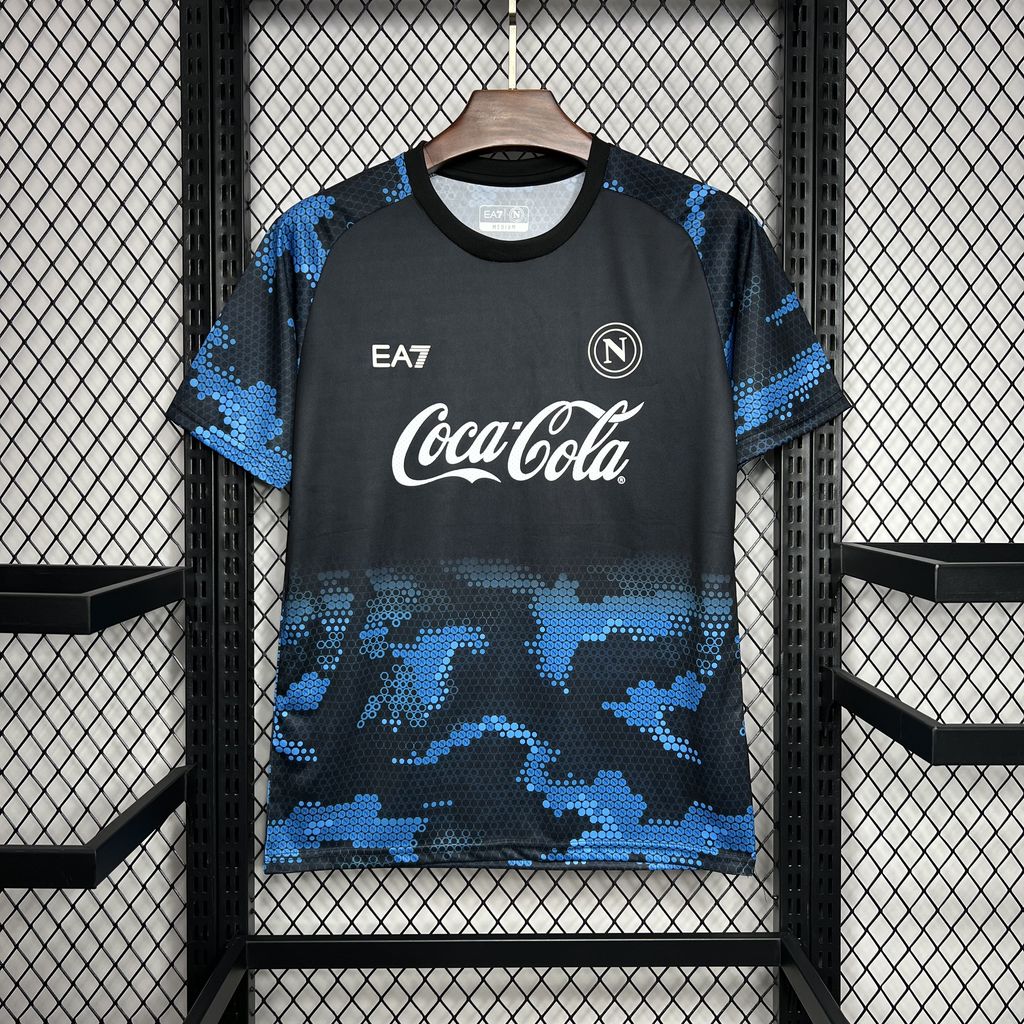 Napoli 24-25 Black Blue Training Jersey - Fans Version - JerseysGala