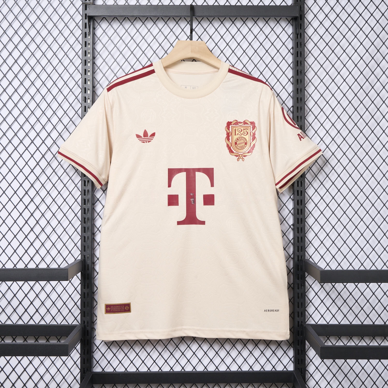 Bayern Munich 2025 Apricot 125th Anniversary Jersey - Fans Version - JerseysGala