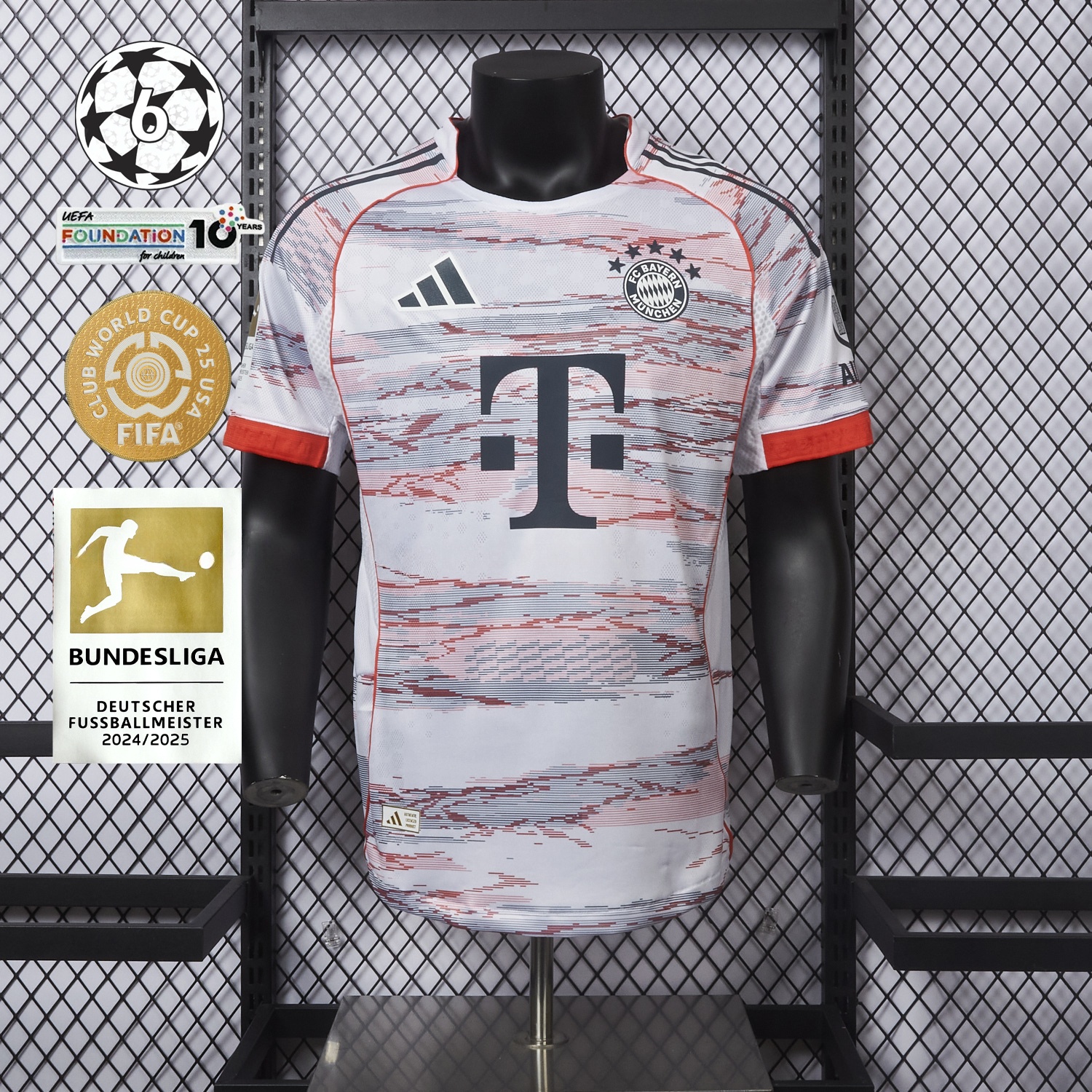 Bayern Munich 25-26 Away White Jersey - Player Version - JerseysGala
