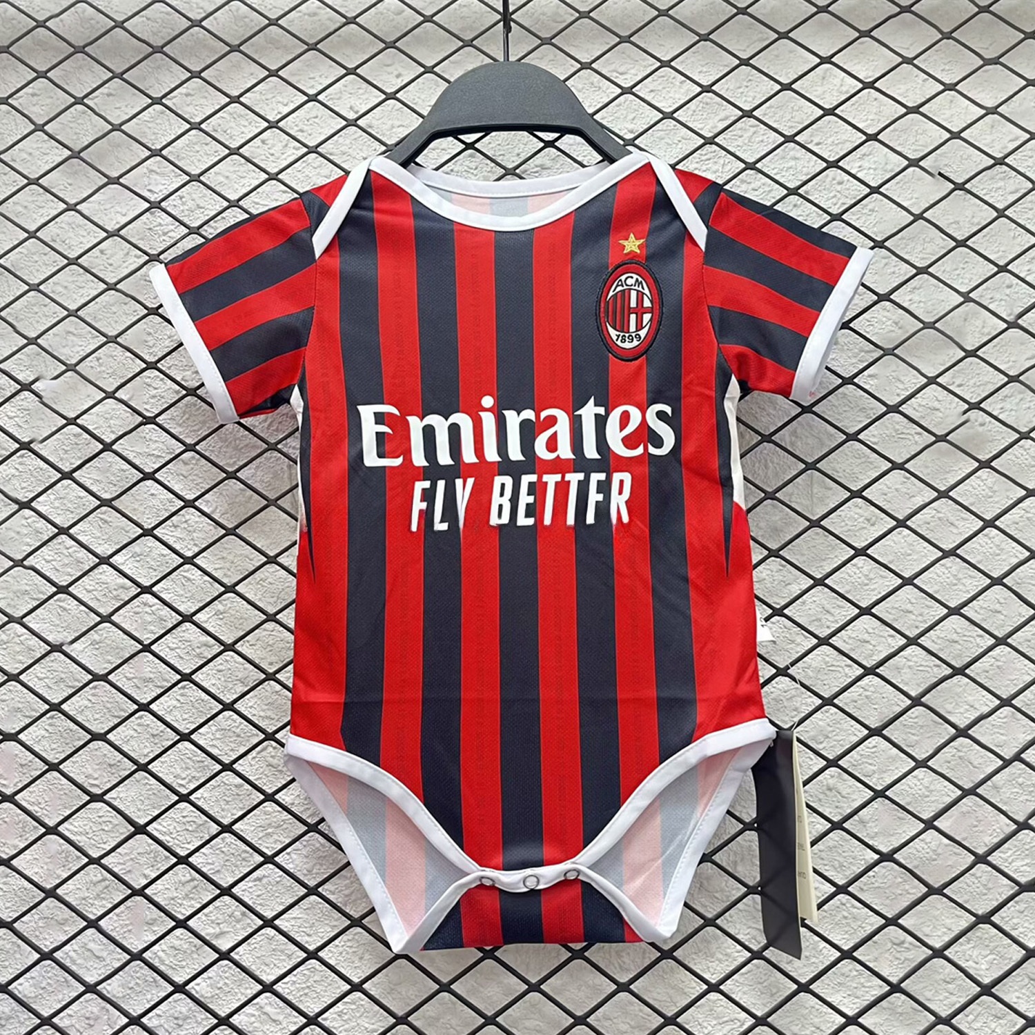 AC Milan 24-25 Home Baby Crawling Suit - JerseysGala