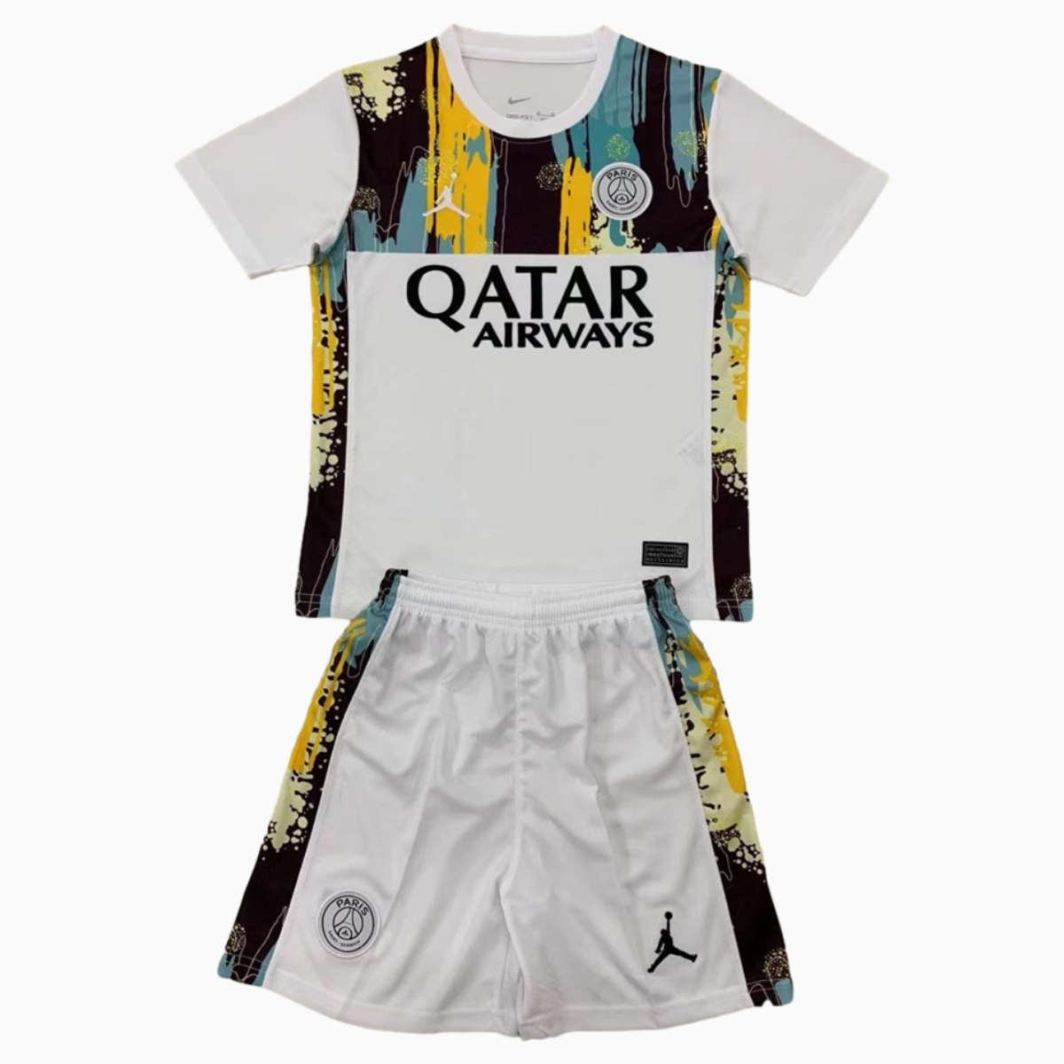 Paris Saint-Germain PSG 24-25 JD White Special Edition Kids Kit - JerseysGala