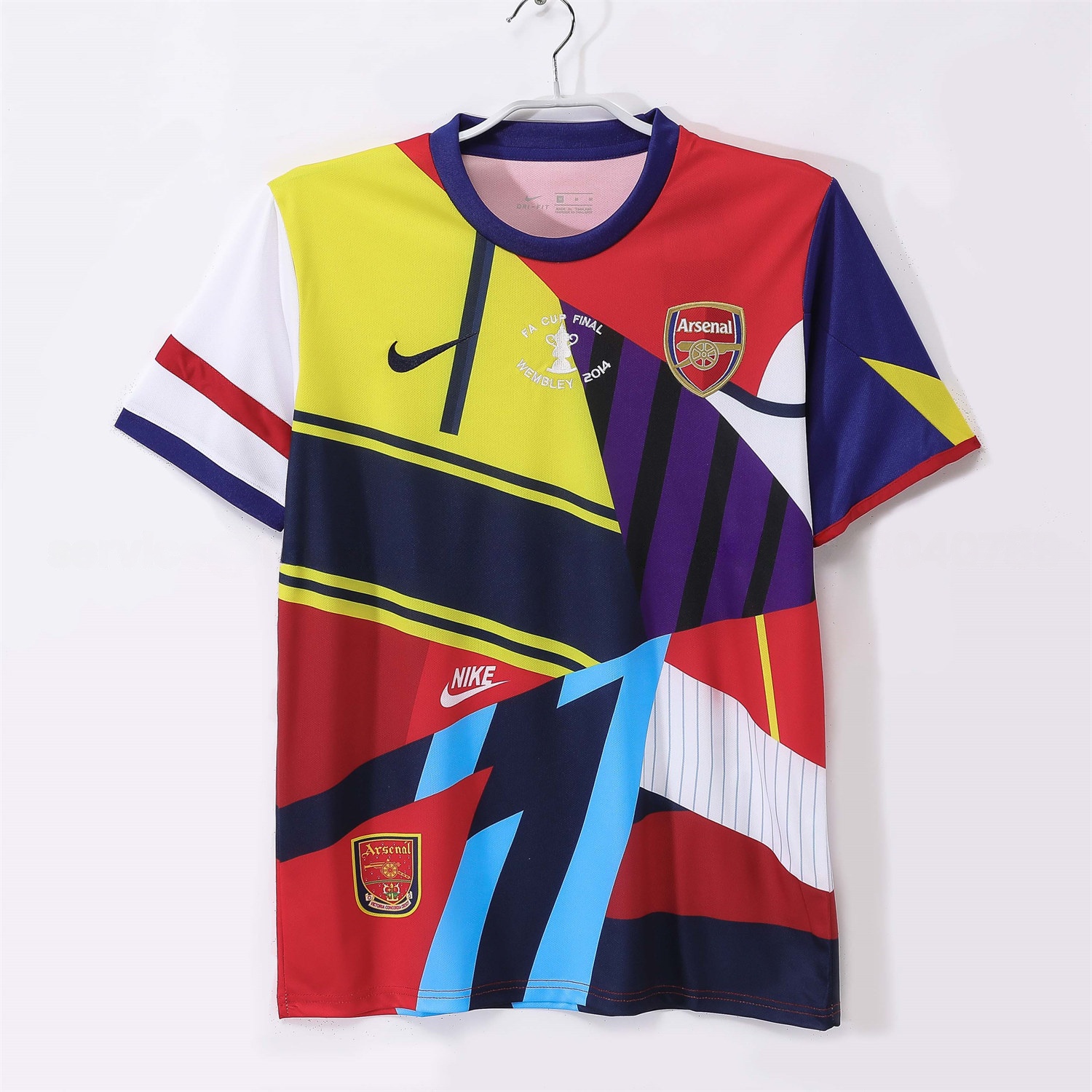 Retro Arsenal 2014 FA CUP Trophy Commemorative Jersey - JerseysGala
