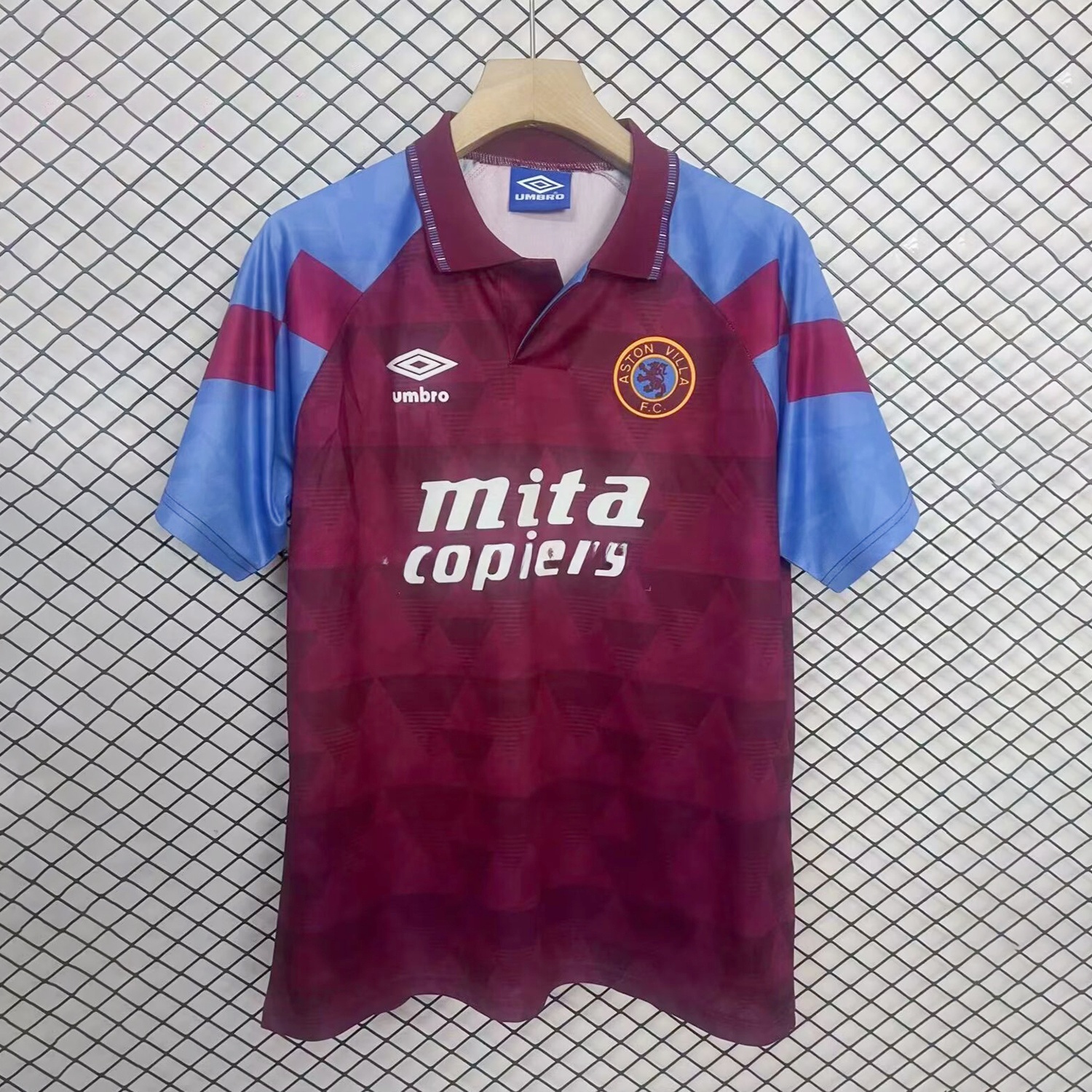 Retro Aston Villa 1990-92 Home Jersey - JerseysGala