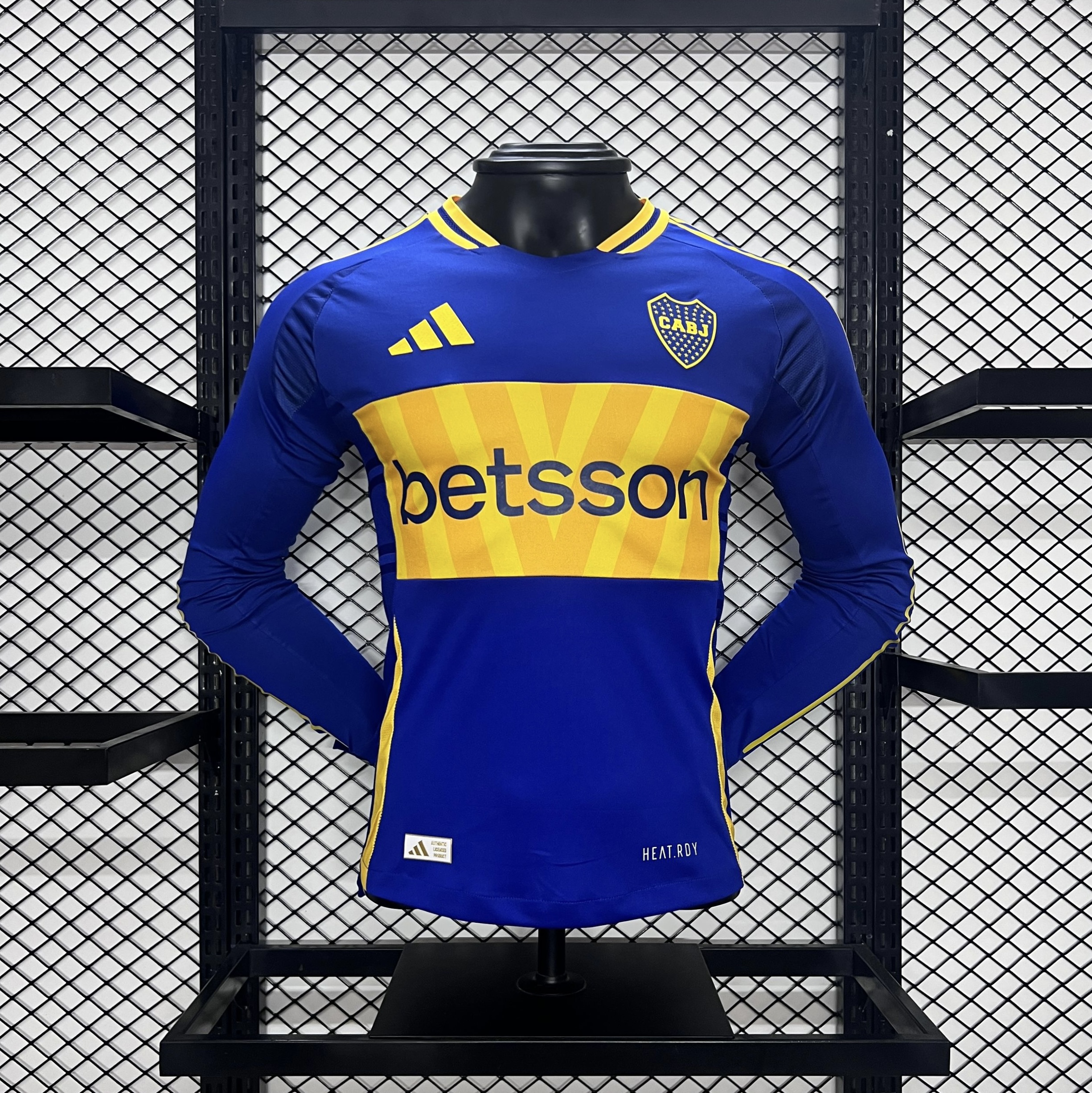 Boca Juniors 24-25 Home Long Sleeve Jersey - Player Version - JerseysGala