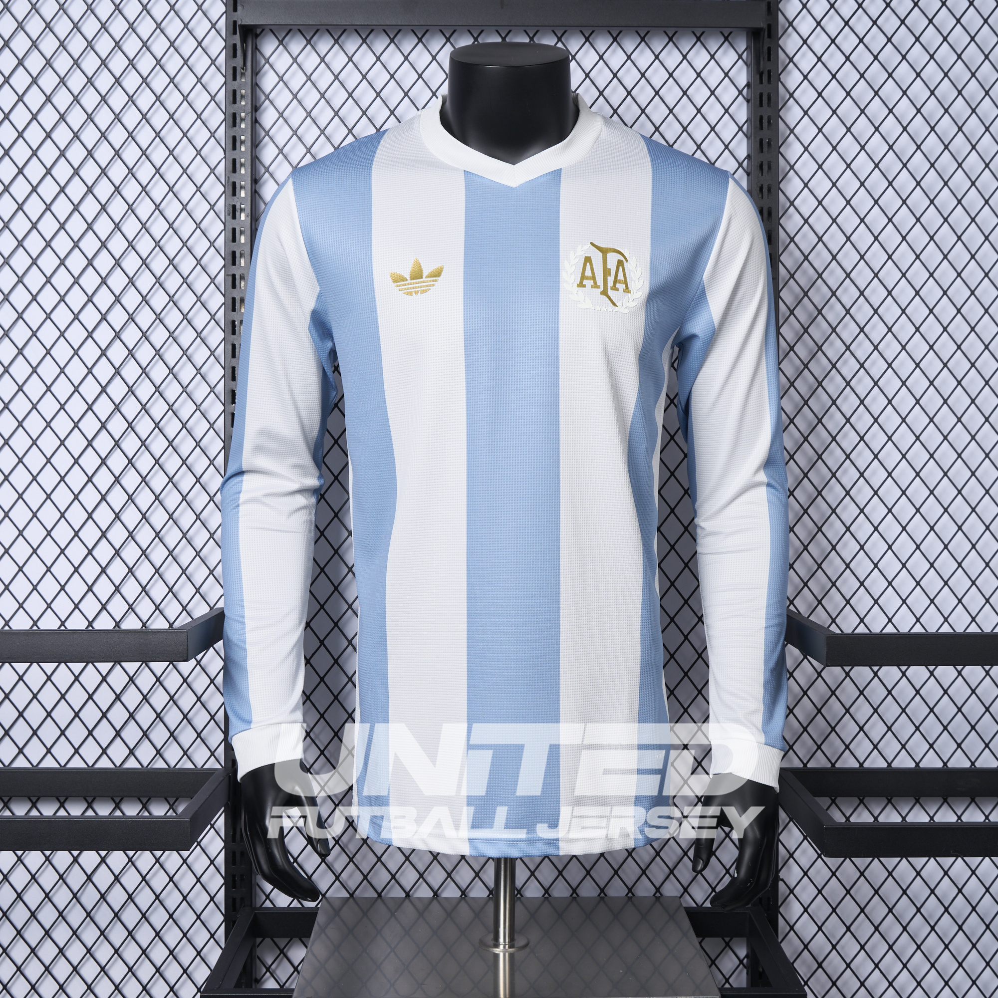 Argentina 24-25 Adi 50 Years Anniversary Long Sleeve Jersey - Player Version - JerseysGala