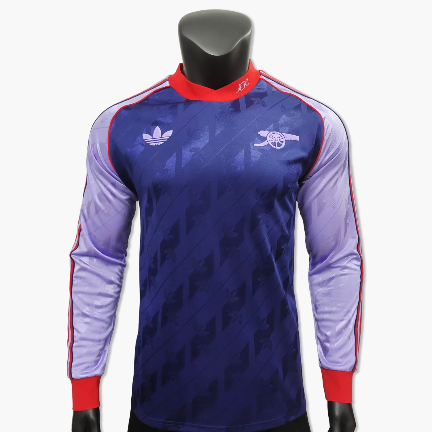 Arsenal 24-25 Originals LFSTLR Long Sleeve Purple Jersey - Player Version - JerseysGala