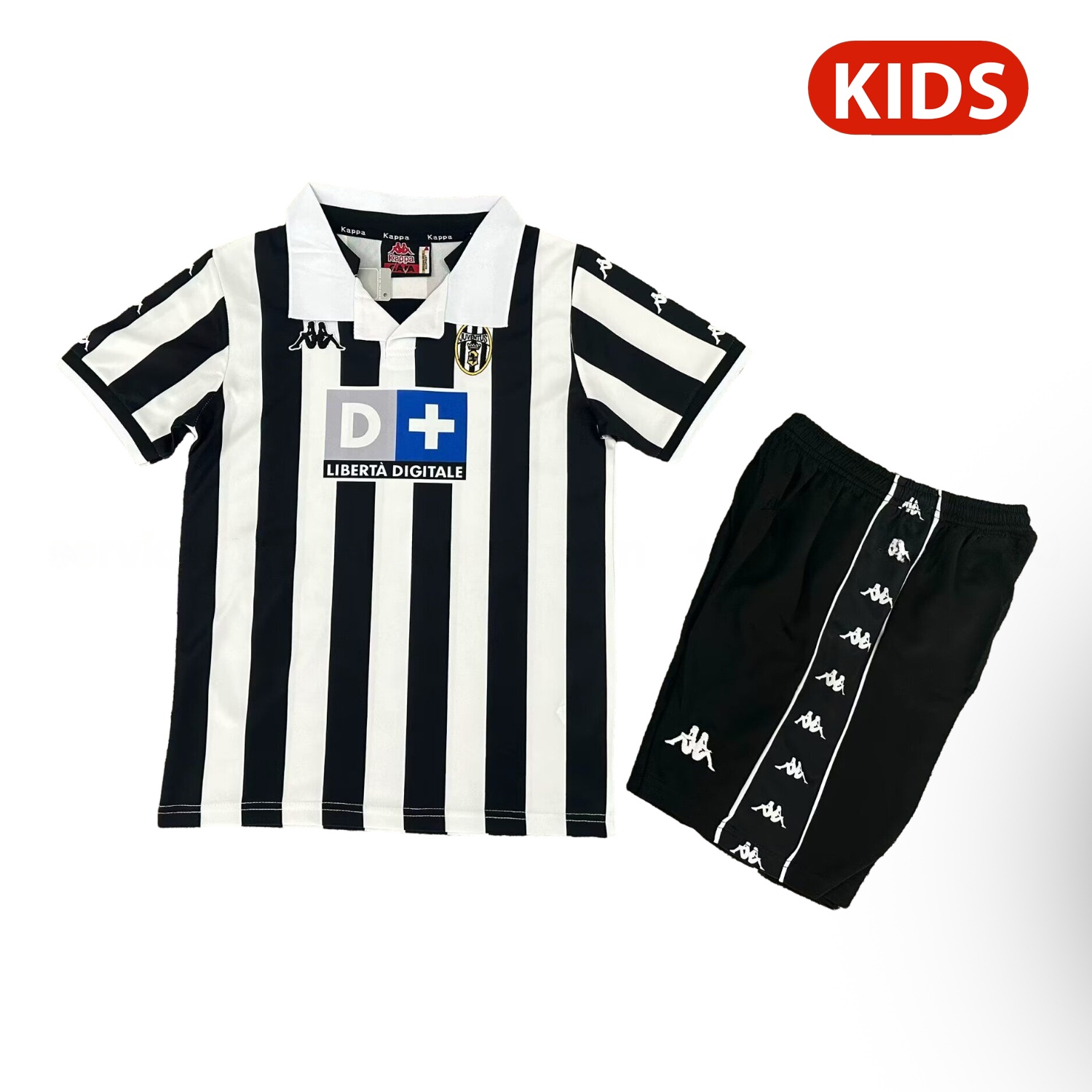 Retro Juventus 1999-00 Home Kids Kit - JerseysGala