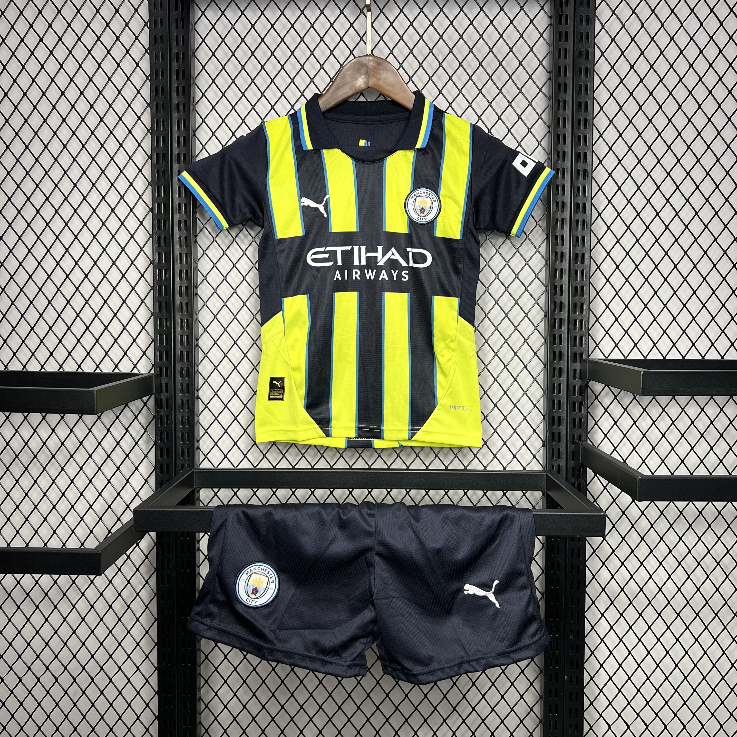 Manchester City 24-25 Away Kids Kit - JerseysGala