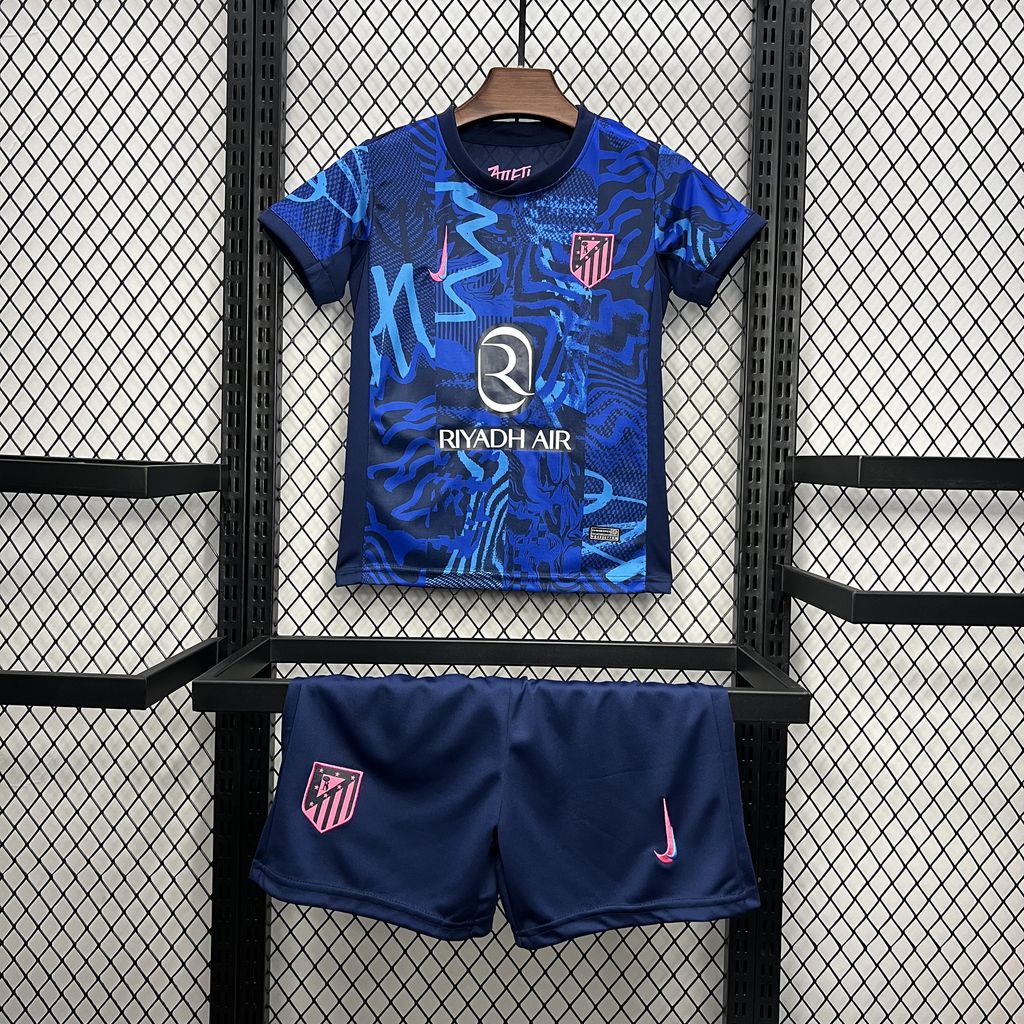Atletico Madrid 24-25 Third Kids Kit - JerseysGala