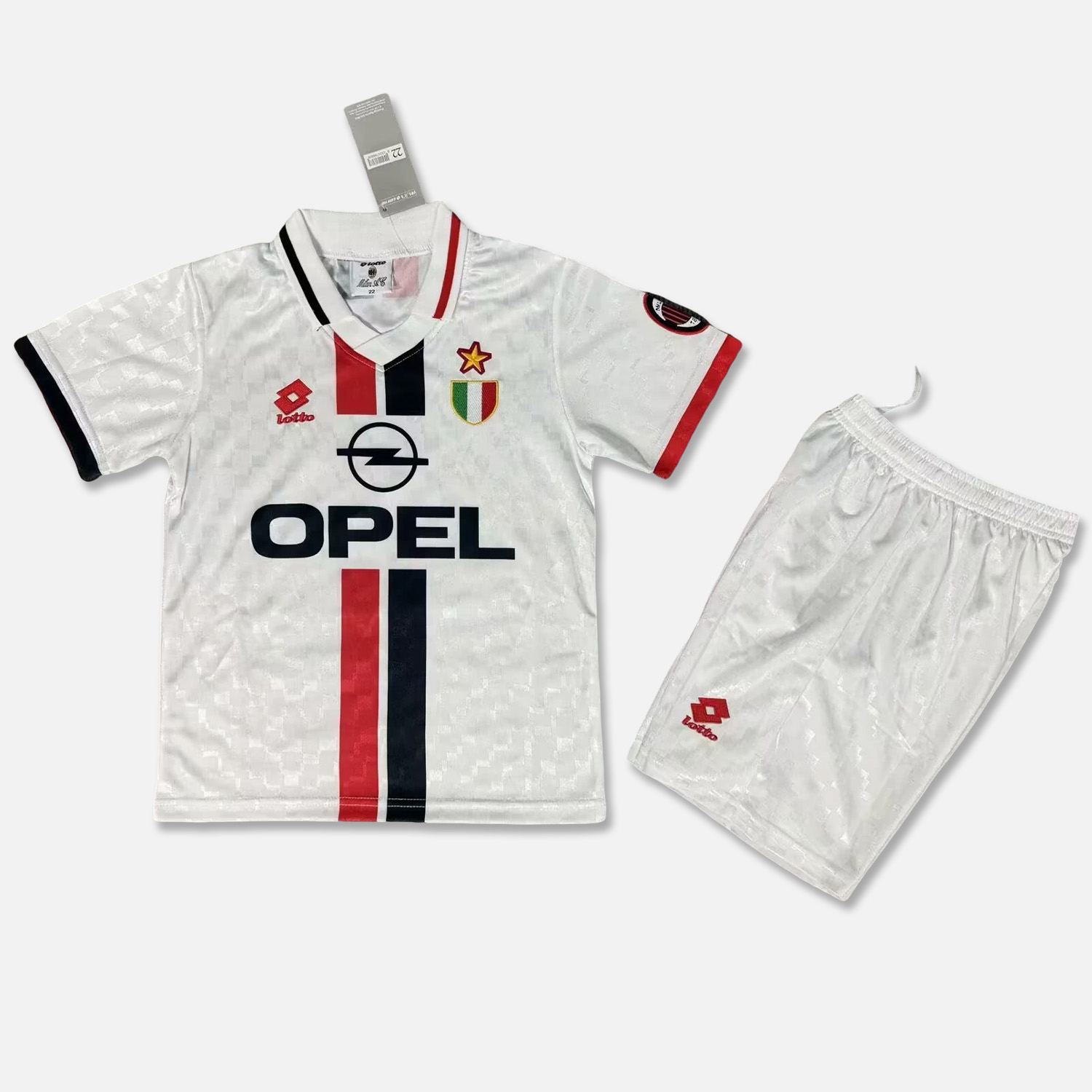 Retro AC Milan 1996-97 Away Kids Kit - JerseysGala