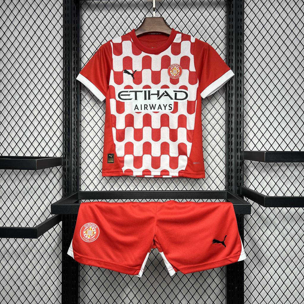 Girona 24-25 Home Stadium Kids Kit - JerseysGala